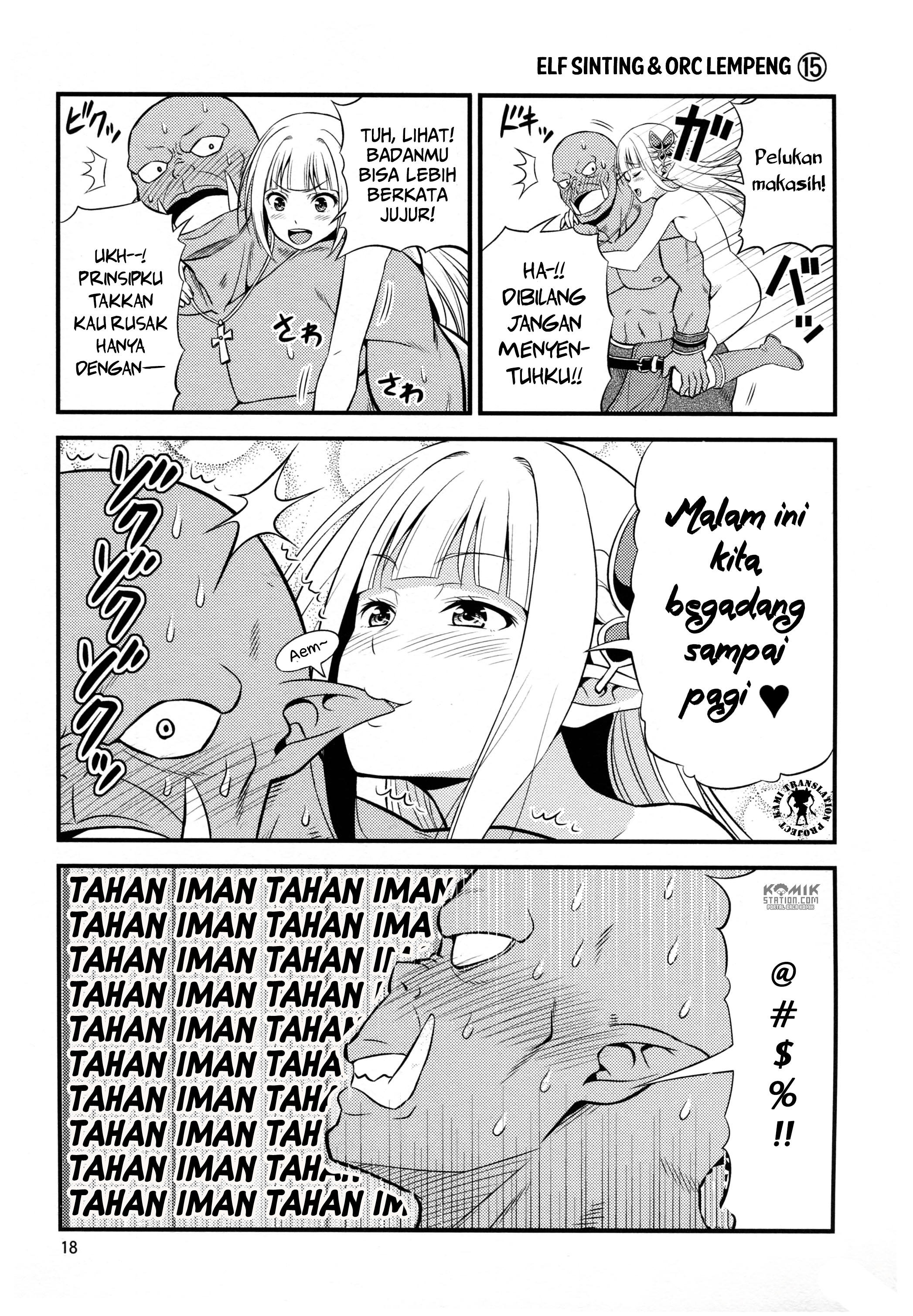 Hentai Elf to Majime Orc: Chapter chapter-2 - Page 9