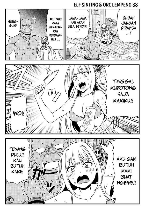 Hentai Elf to Majime Orc: Chapter chapter-5 - Page 9