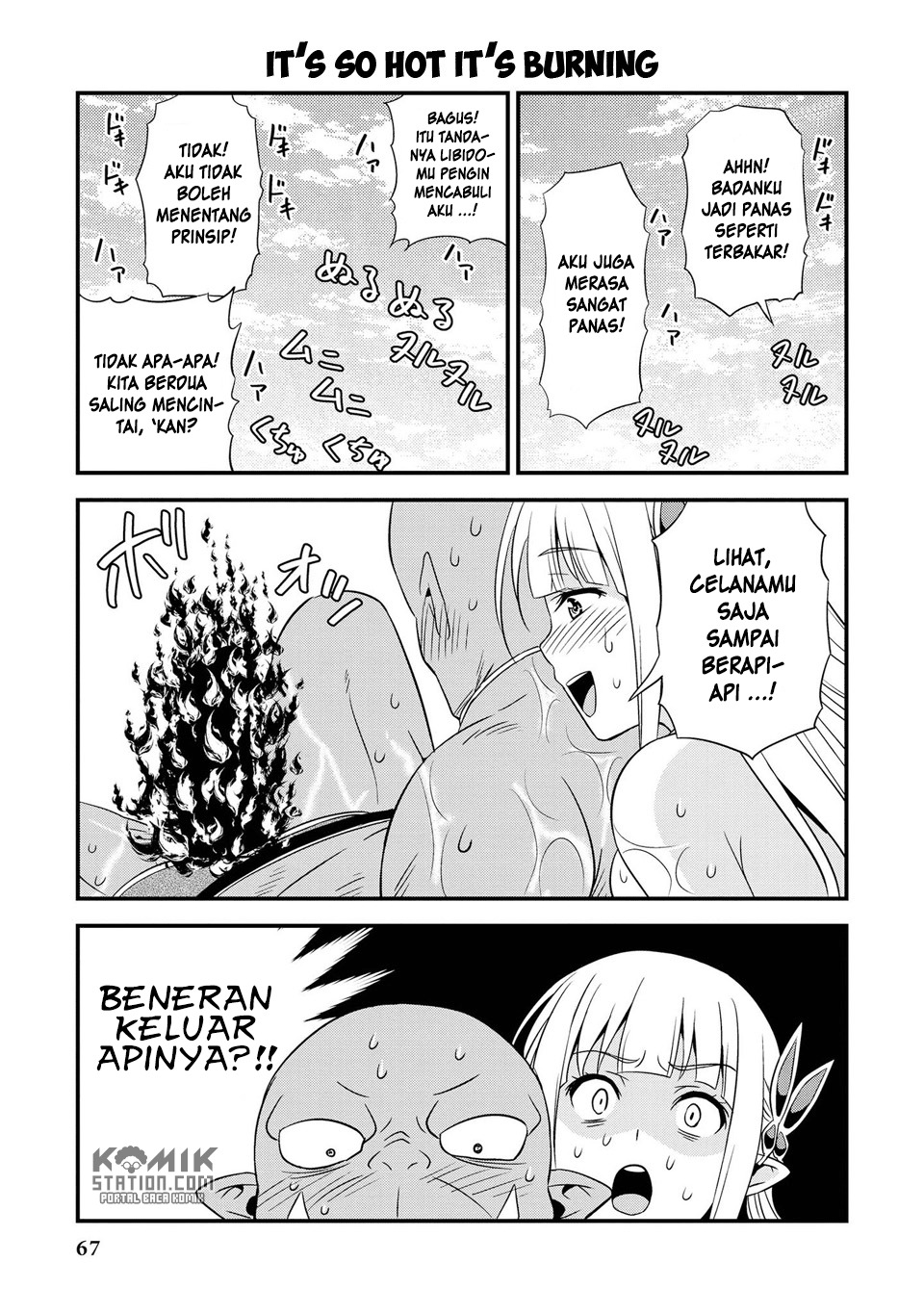Hentai Elf to Majime Orc: Chapter chapter-9.7 - Page 6