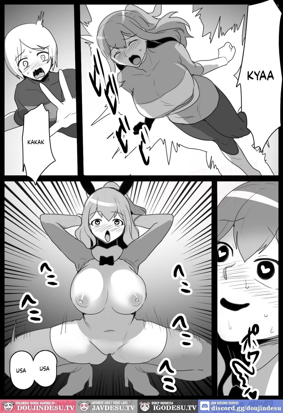Hero Shonen VS Chinkobi Usa-chan ~Bunny Kaijin no Fuuin no Condom ni Kanzen Haiboku~: Chapter chapter-1 - Page 7