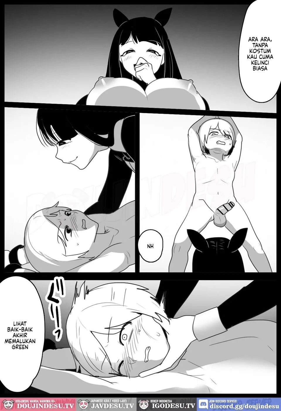 Hero Shonen VS Chinkobi Usa-chan ~Bunny Kaijin no Fuuin no Condom ni Kanzen Haiboku~: Chapter chapter-1 - Page 12