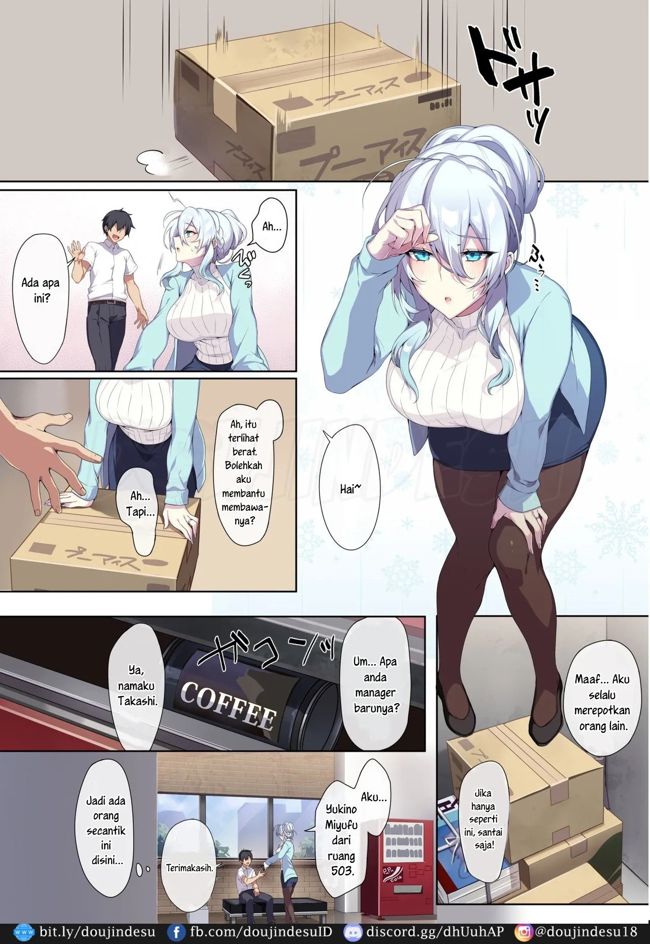 Hitozukiai ga Nigate na Miboujin no Yukionna-san to Noroi no Yubiwa: Chapter chapter-1 - Page 4