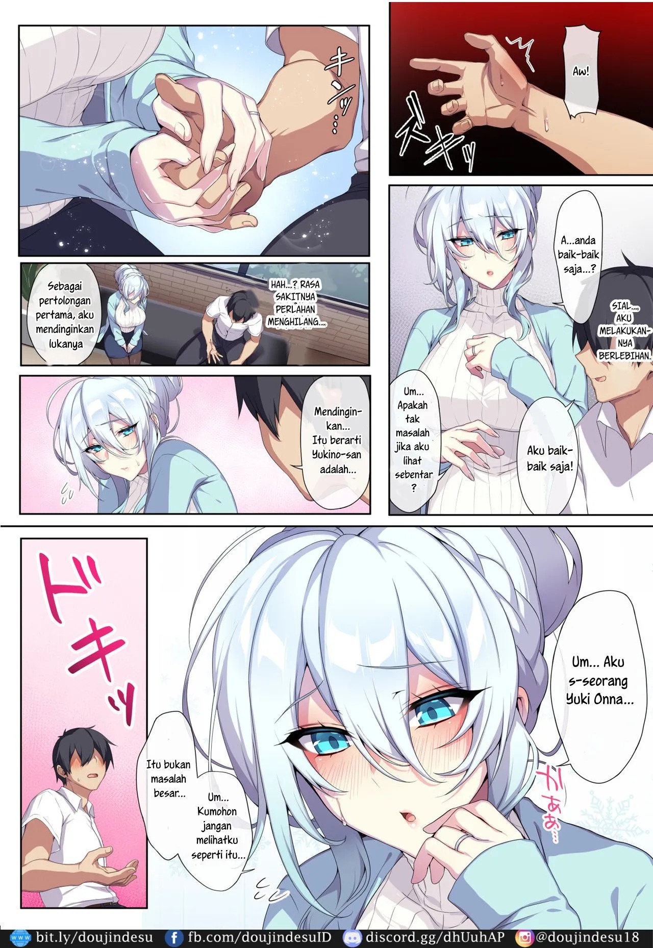 Hitozukiai ga Nigate na Miboujin no Yukionna-san to Noroi no Yubiwa: Chapter chapter-1 - Page 5