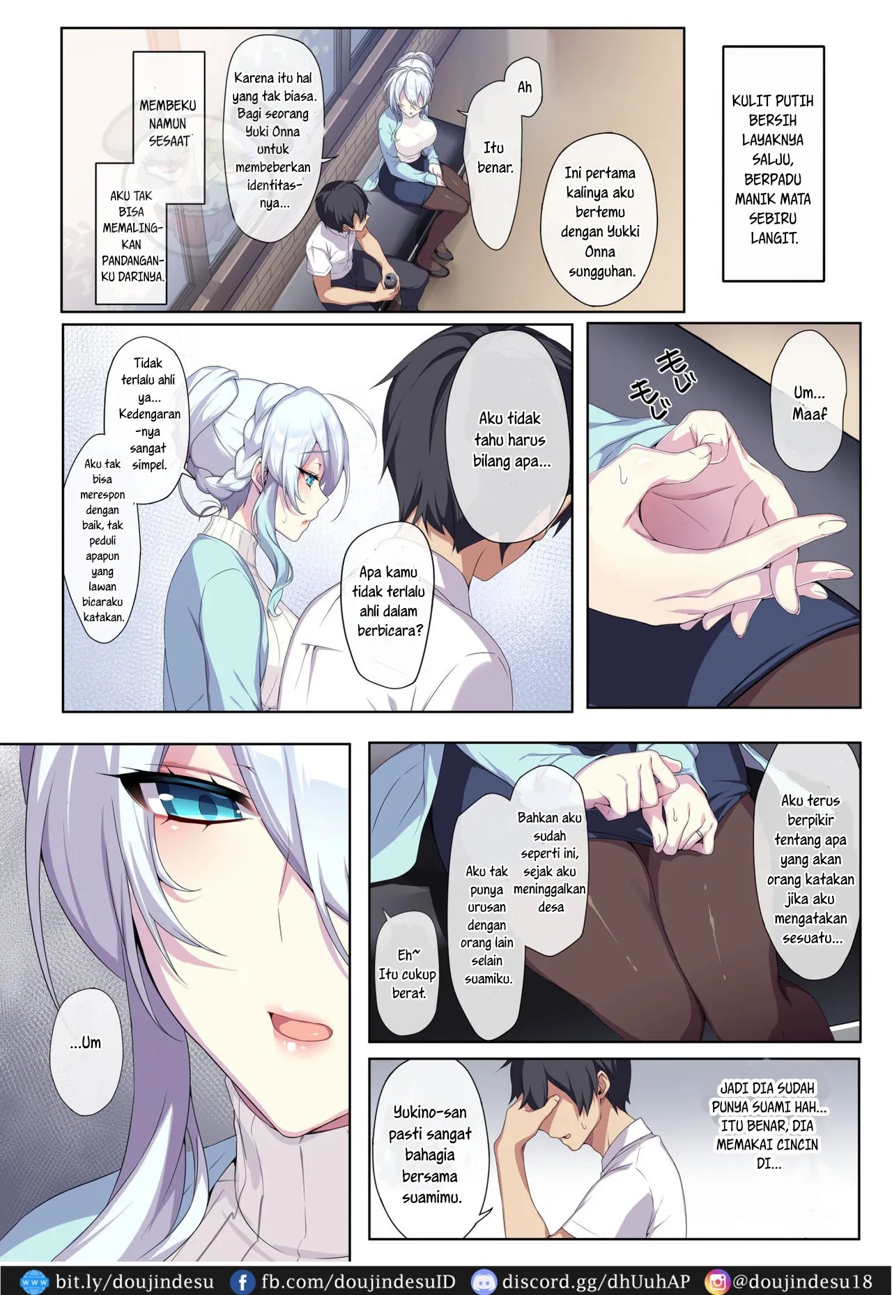 Hitozukiai ga Nigate na Miboujin no Yukionna-san to Noroi no Yubiwa: Chapter chapter-1 - Page 6