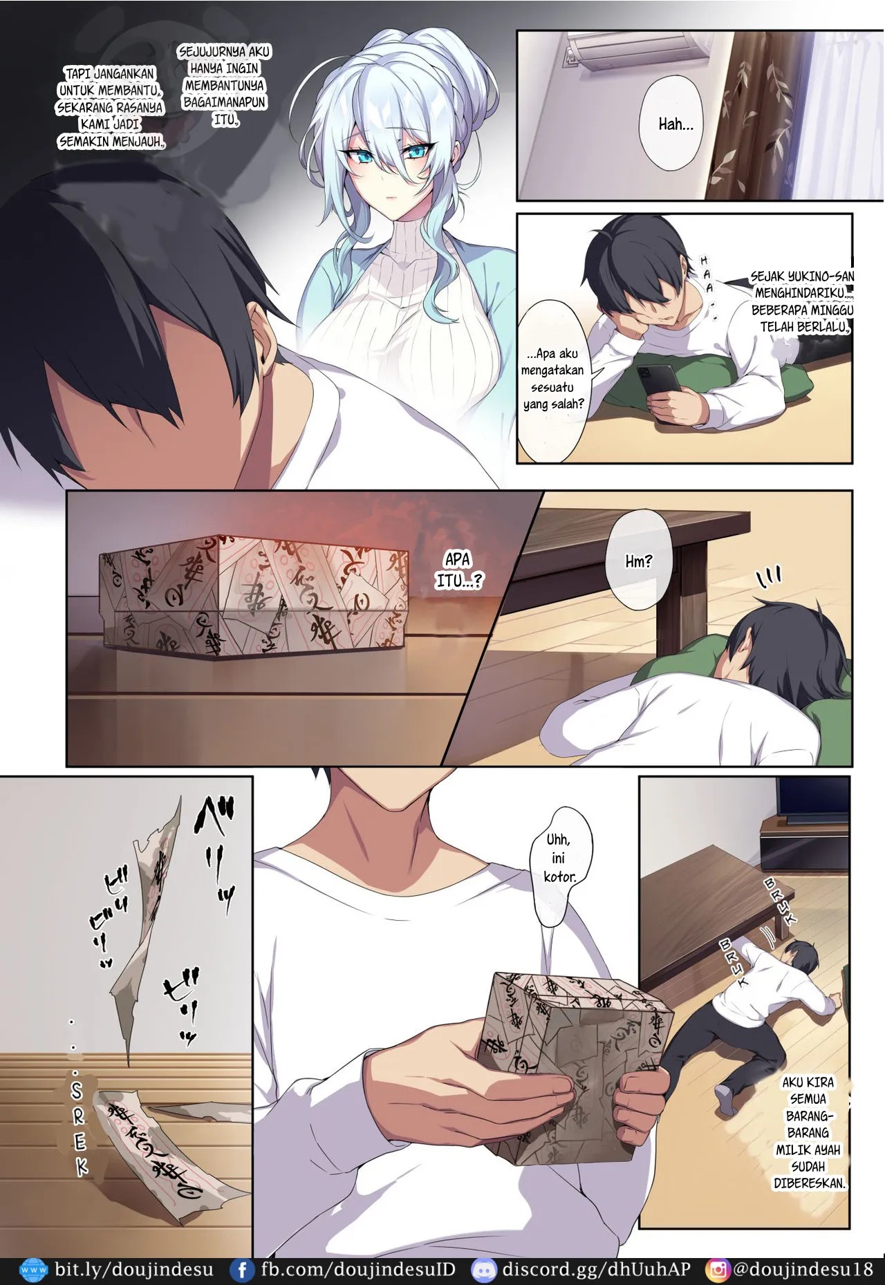 Hitozukiai ga Nigate na Miboujin no Yukionna-san to Noroi no Yubiwa: Chapter chapter-1 - Page 12