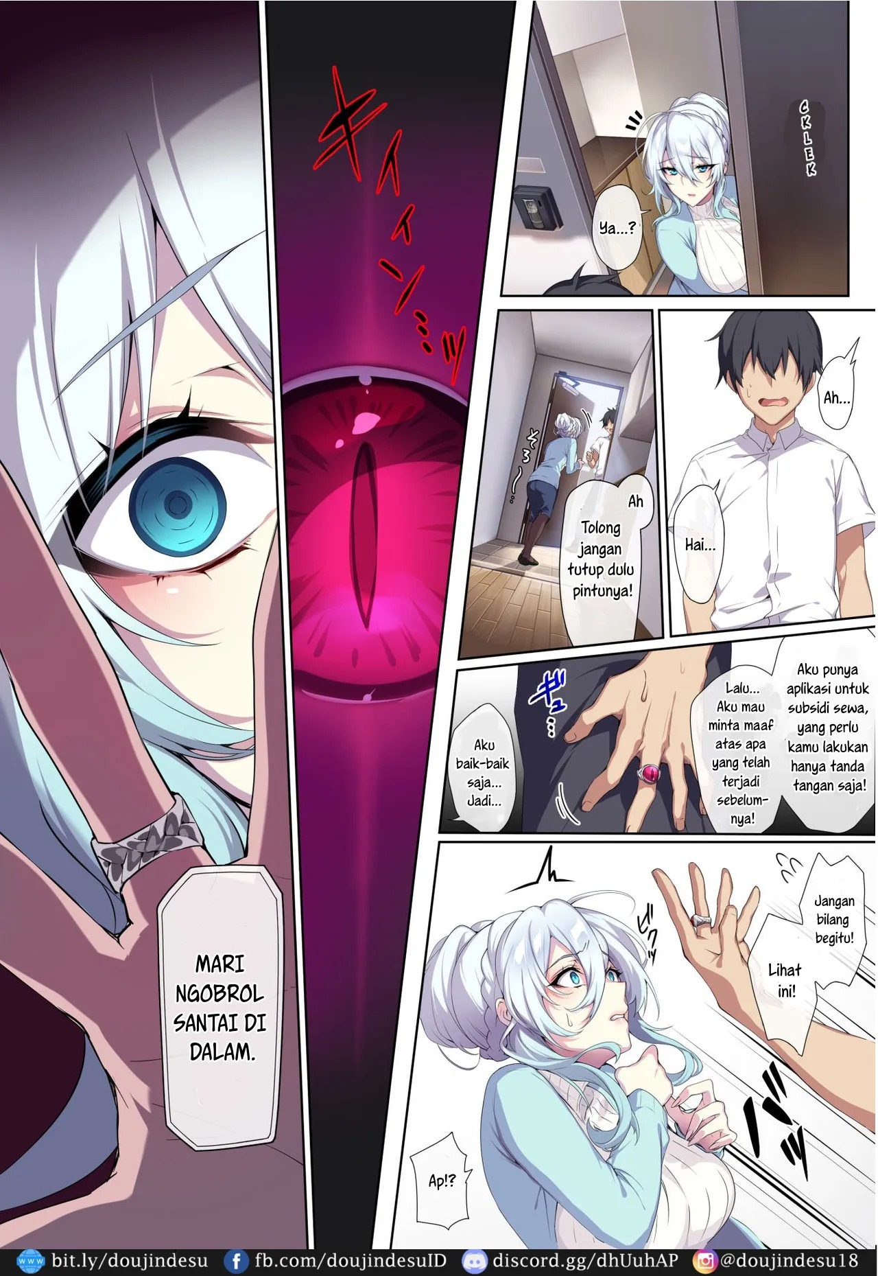 Hitozukiai ga Nigate na Miboujin no Yukionna-san to Noroi no Yubiwa: Chapter chapter-1 - Page 14