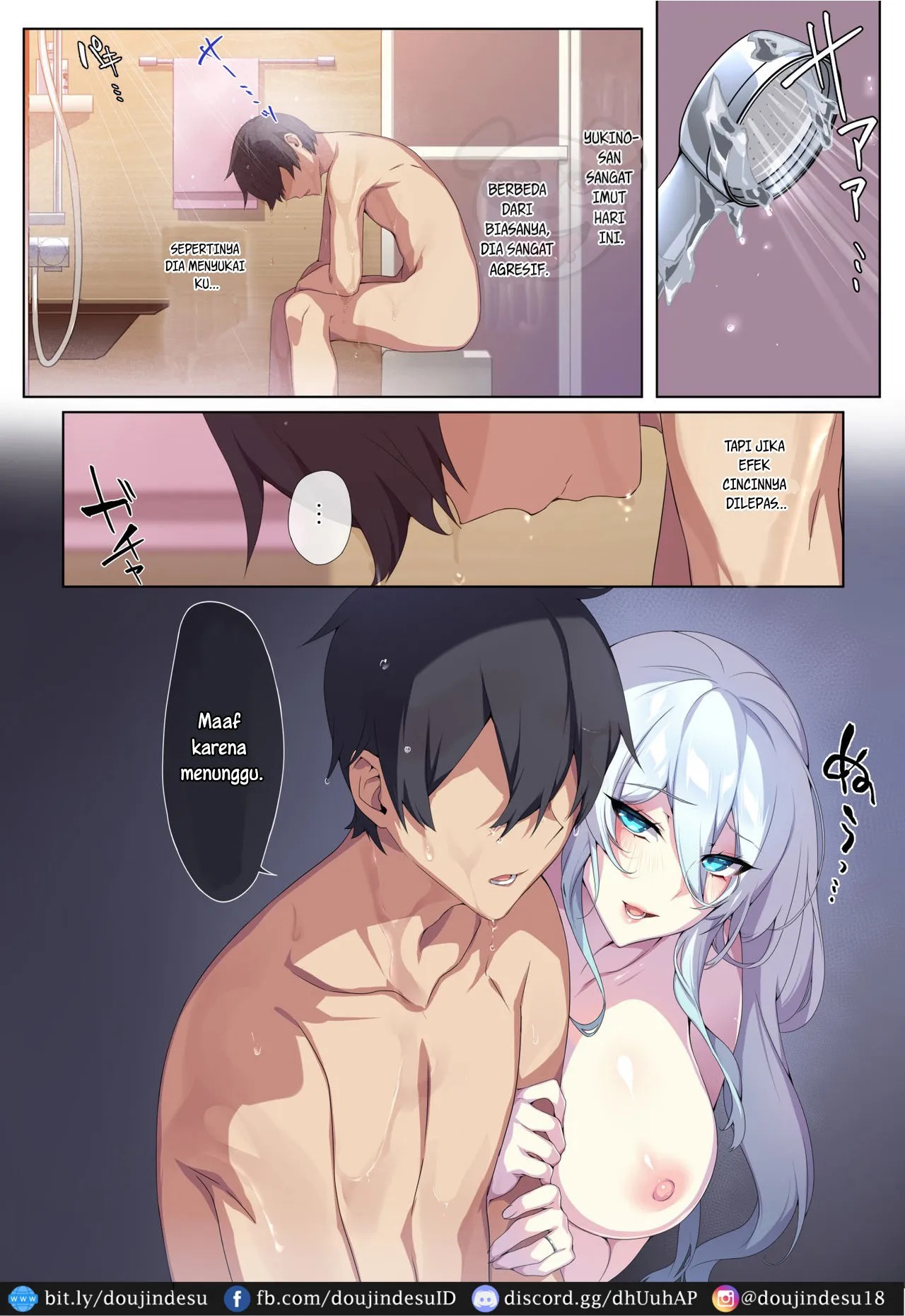 Hitozukiai ga Nigate na Miboujin no Yukionna-san to Noroi no Yubiwa: Chapter chapter-1 - Page 61