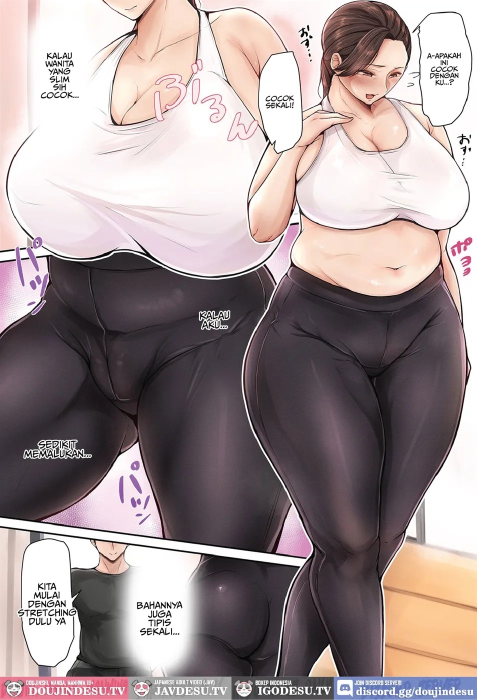 Hitozuma Chishuu Zetsurin Trainer no Nakadashi Stretch: Chapter chapter-1 - Page 5