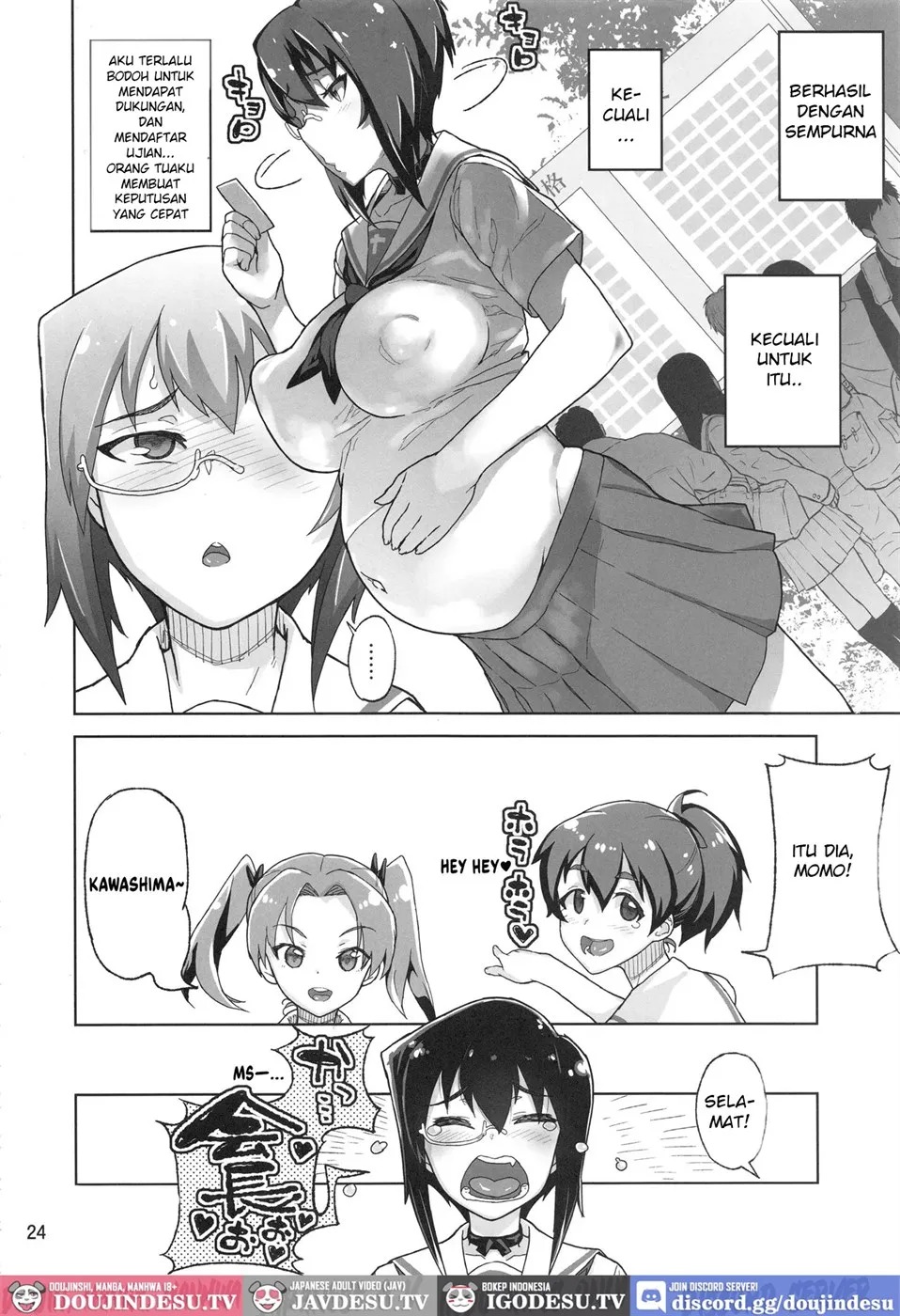 Houshu to Shite wa Kusozako dakedo, Chinpou no Atsukai dake wa Tottemo Jouzu na Momo-chan: Chapter chapter-1 - Page 25