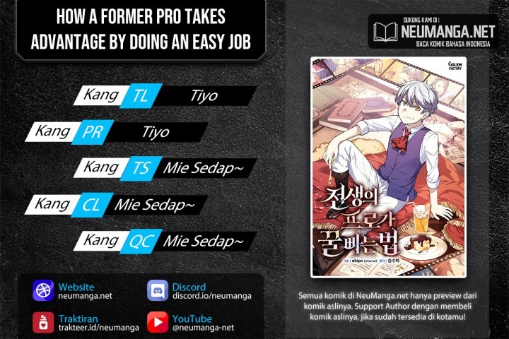 How a Former Pro takes advantage by doing an easy job Former pro lives an Easy Life: Chapter chapter-7 - Page 1