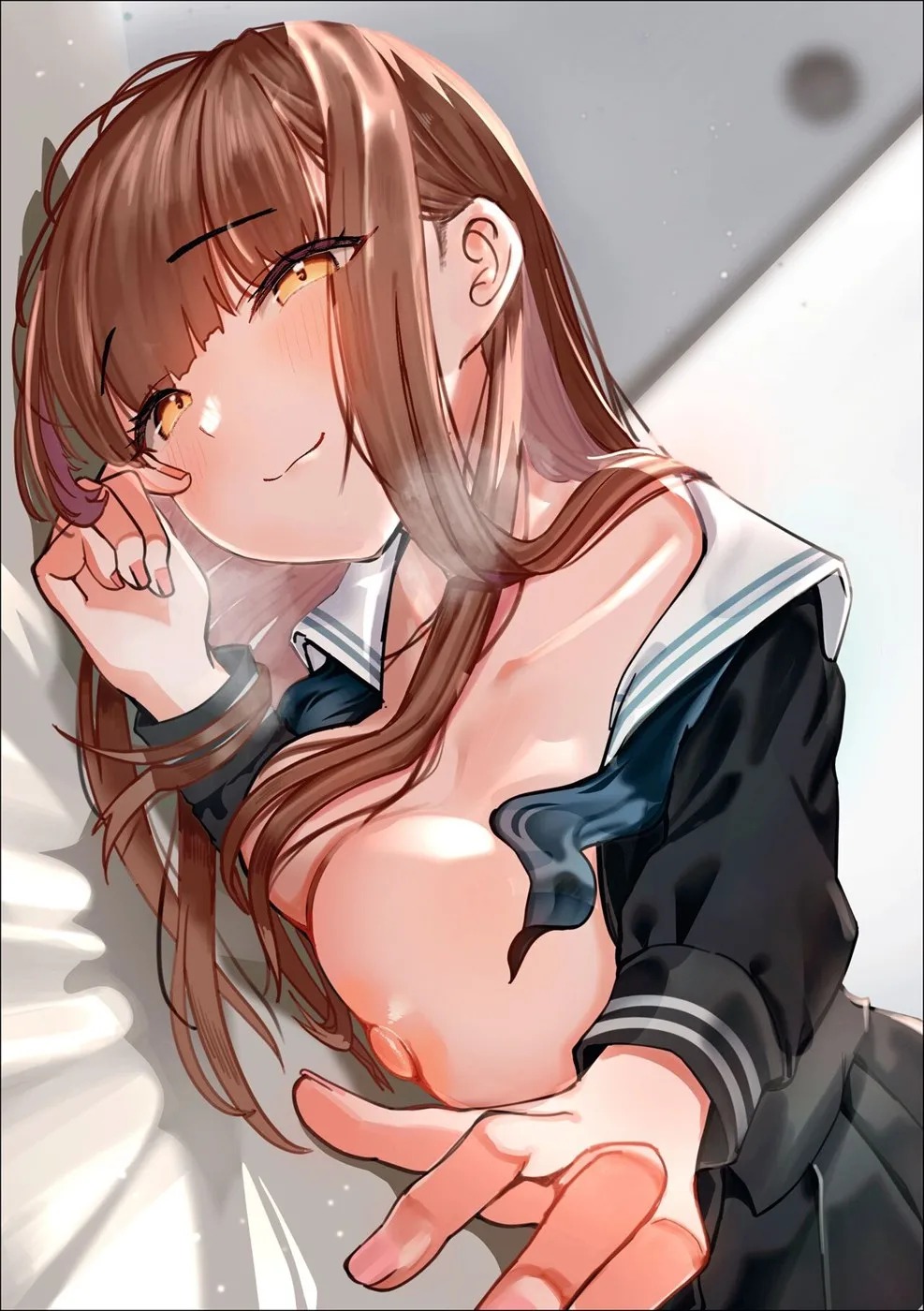 Iede Shite Kita Kyonyuu Osananajimi to Amaama Sex Suru Hanashi: Chapter chapter-1 - Page 3