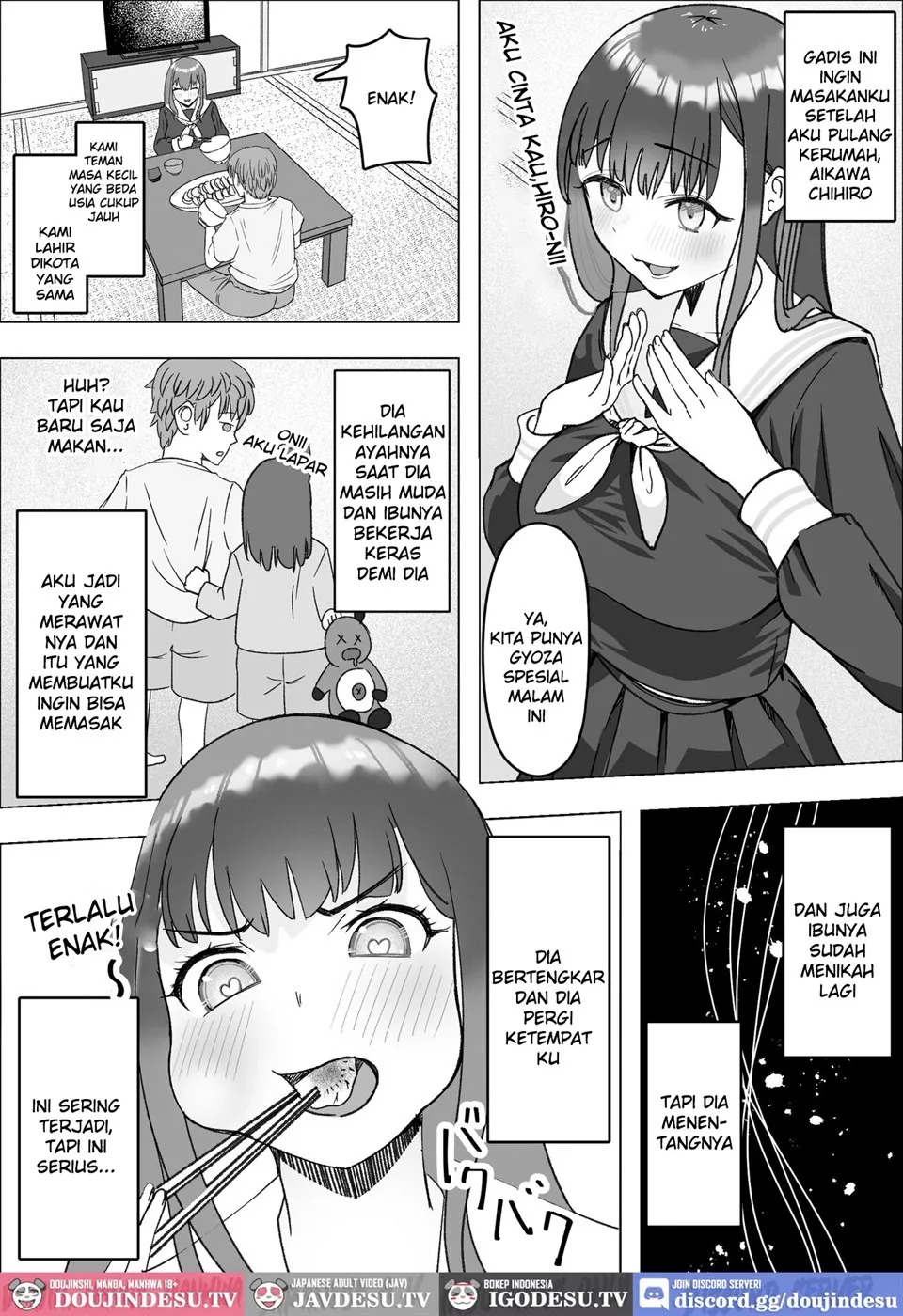 Iede Shite Kita Kyonyuu Osananajimi to Amaama Sex Suru Hanashi: Chapter chapter-1 - Page 6