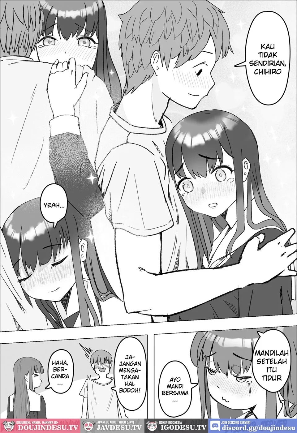 Iede Shite Kita Kyonyuu Osananajimi to Amaama Sex Suru Hanashi: Chapter chapter-1 - Page 9