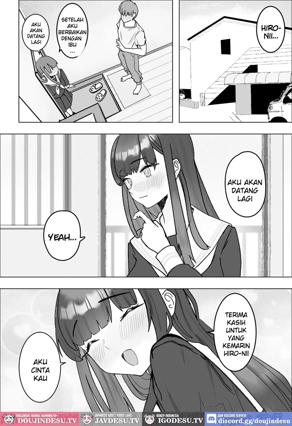 Iede Shite Kita Kyonyuu Osananajimi to Amaama Sex Suru Hanashi: Chapter chapter-1 - Page 31