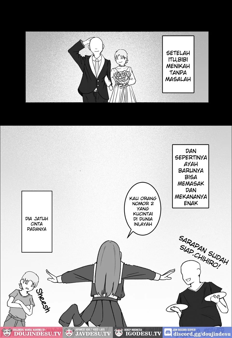 Iede Shite Kita Kyonyuu Osananajimi to Amaama Sex Suru Hanashi: Chapter chapter-1 - Page 32