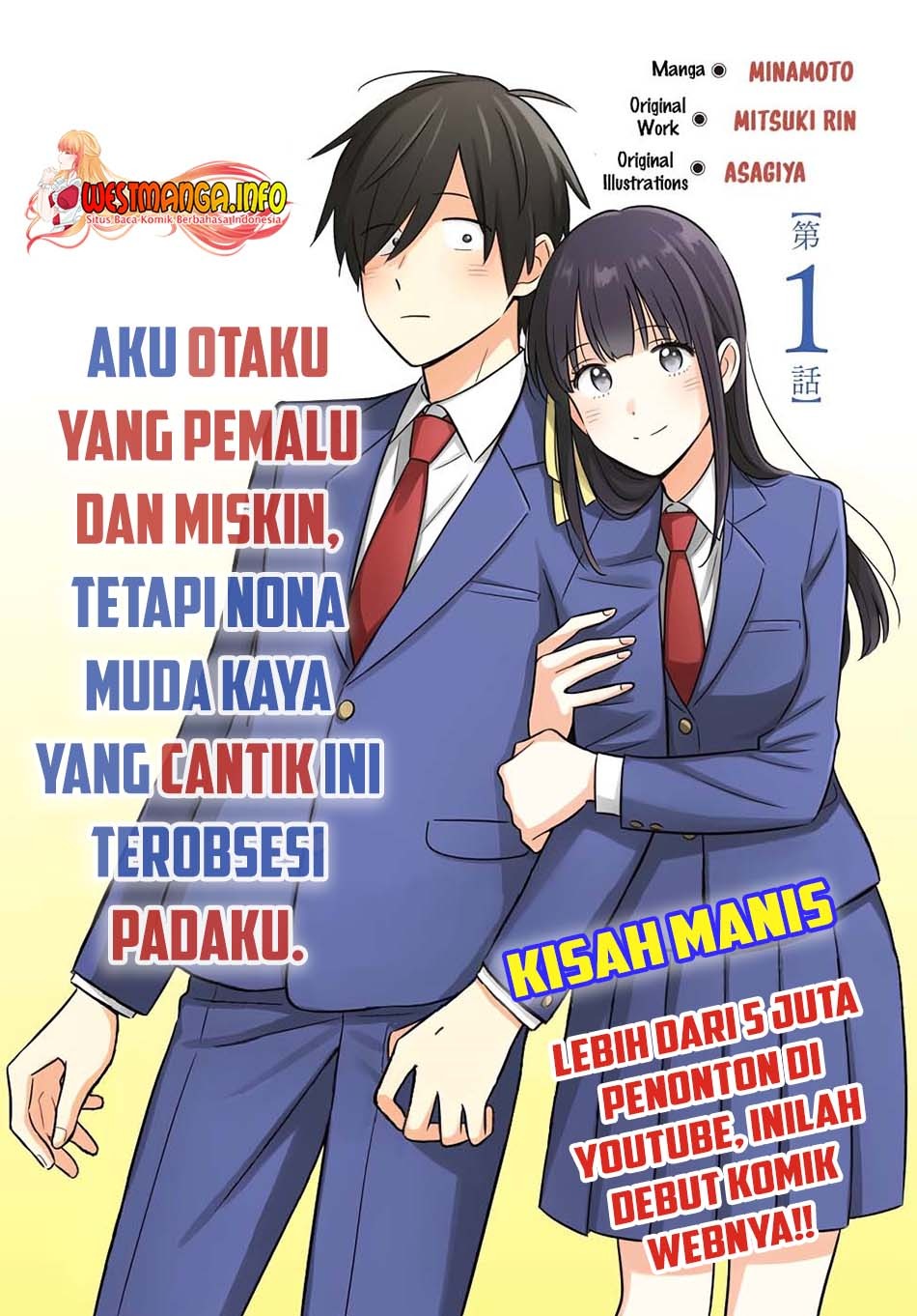 Inkya de Wotaku de Binbou Dakedo Bijin Ojou-sama ni Osaretemasu: Chapter chapter-1 - Page 2
