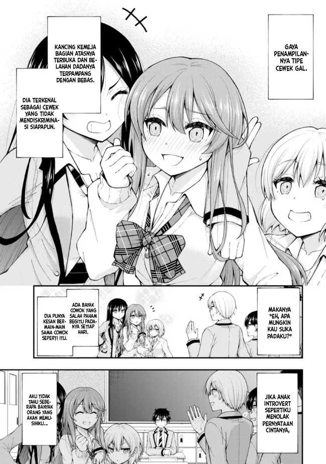 Inkya no Boku ni Batsu Game ni Kokuhaku Shitekita Hazu no Gyaru ga, Doumitemo Boku ni Betahore Desu: Chapter chapter-1.2 - Page 3