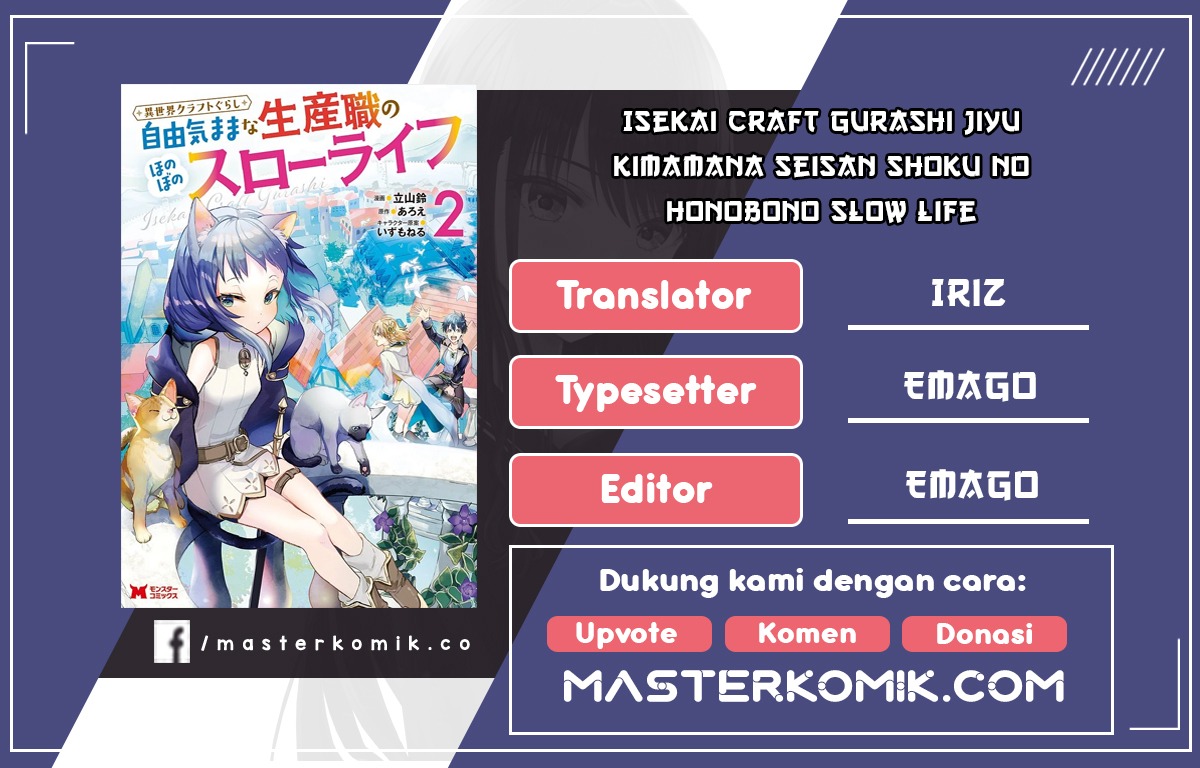 Isekai Craft Gurashi Jiyu Kimamana Seisan Shoku No Honobono Slow Life: Chapter chapter-10.2 - Page 1
