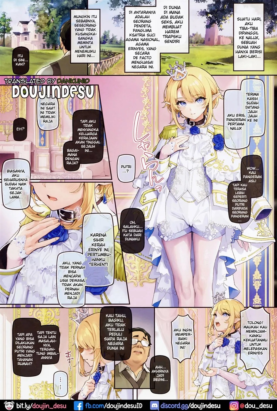 Isekai Otokonoko Ouji Junjun Drei ~Noroi de Seichou ga Tomatta Ouji o Moteasobi Mesu Ochisaseru~: Chapter chapter-1 - Page 3