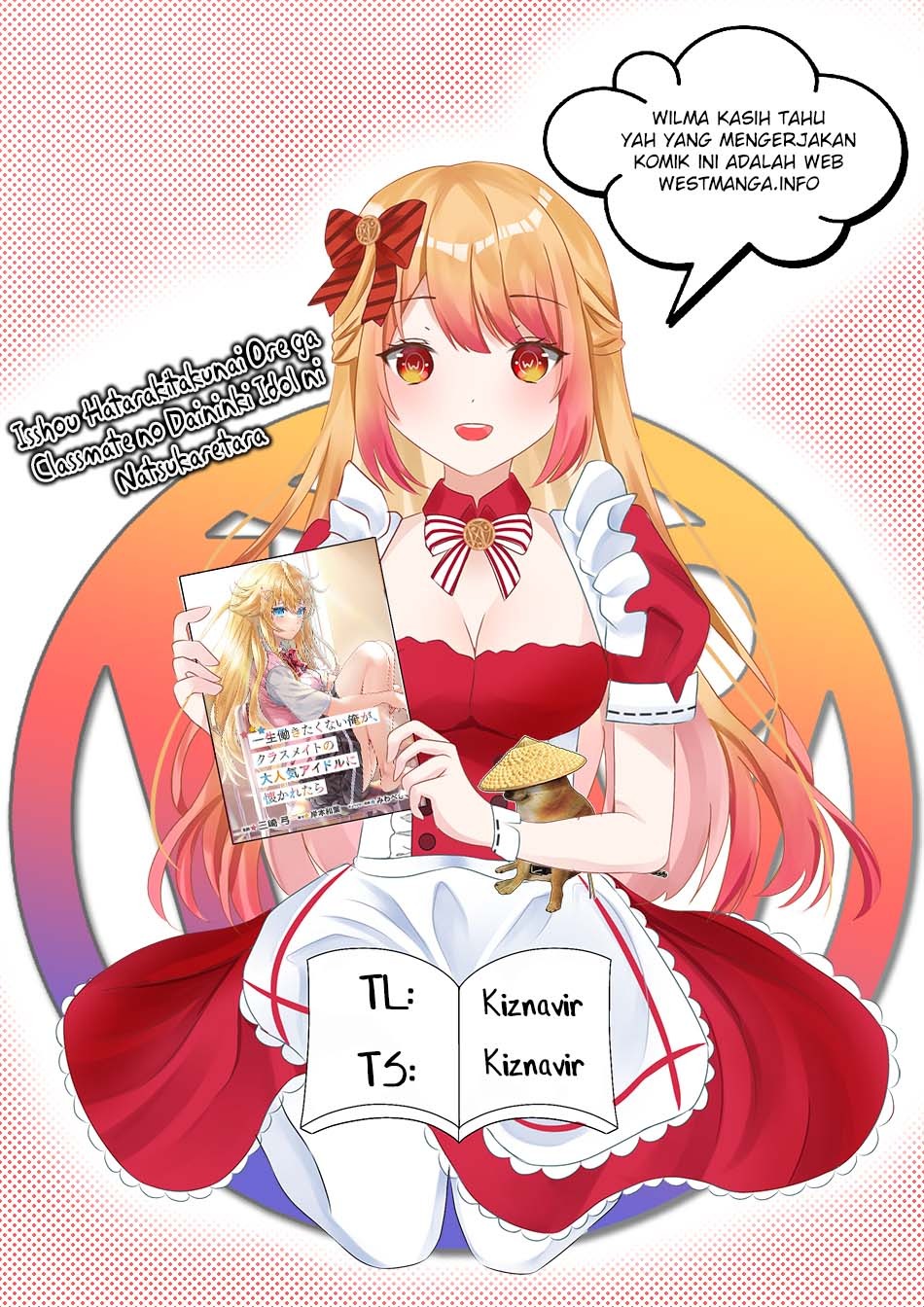 Isshou Hatarakitakunai Ore ga Classmate no Daininki Idol ni Natsukaretara: Chapter chapter-4.2 - Page 3