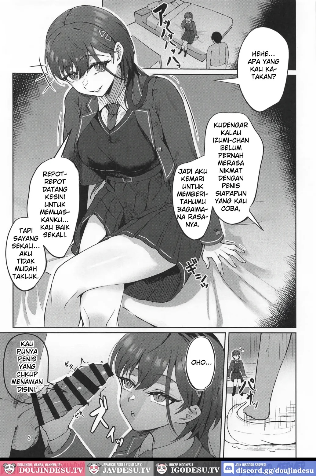 Izumi-chan ga Ochinpo ni Makechau!? Hon: Chapter chapter-1 - Page 3