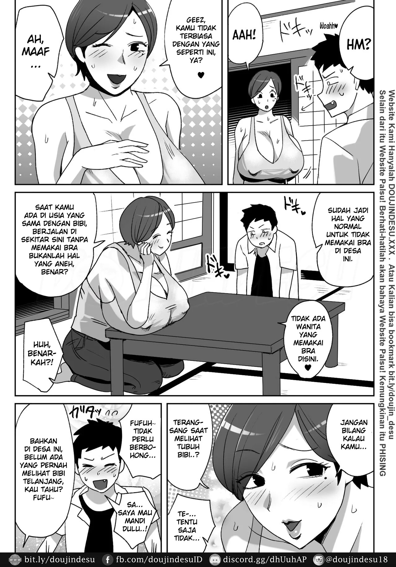 Jibun no Bakunyuu Body ga Eroito Omottenai Inaka no Obasan ni Hatsujou Shite Shimatta Boku: Chapter chapter-1 - Page 7