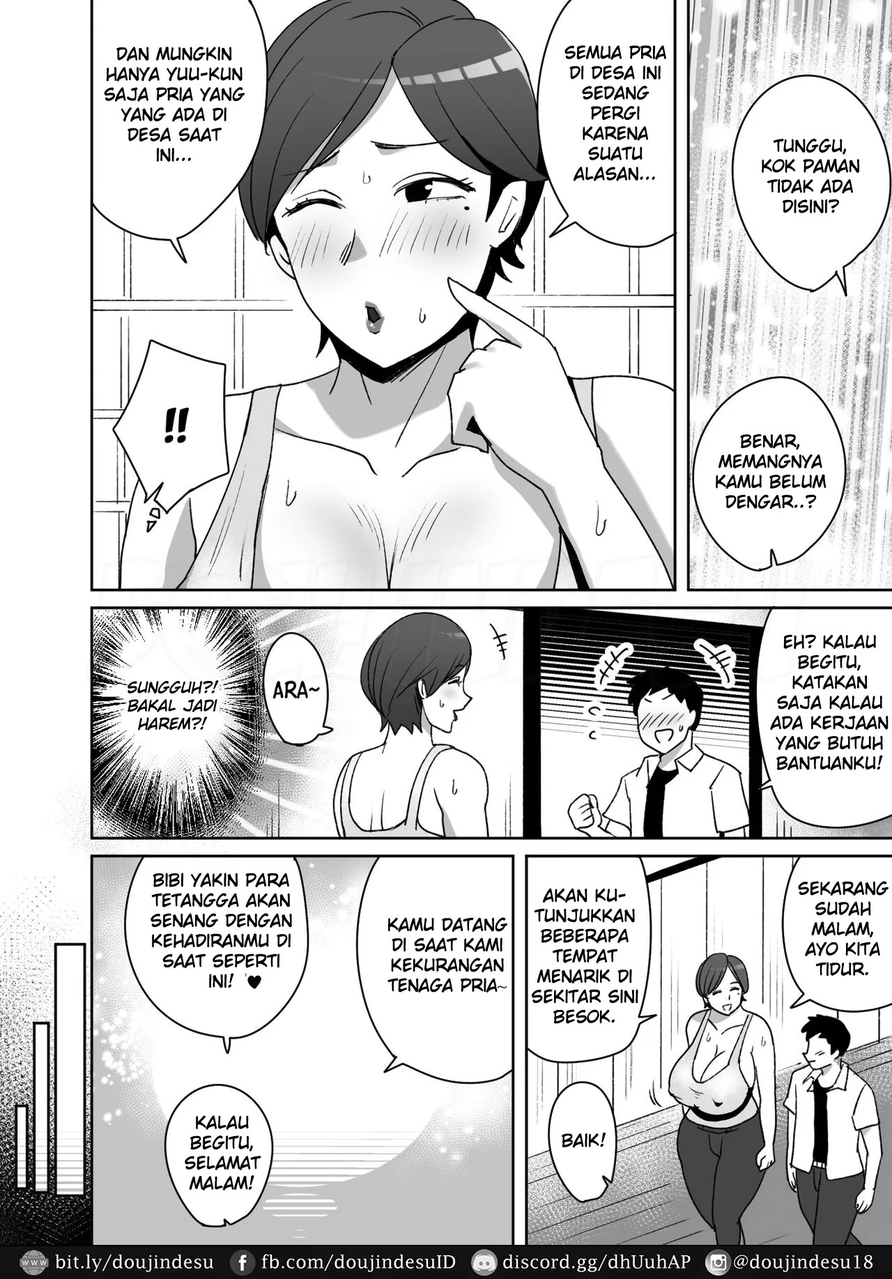 Jibun no Bakunyuu Body ga Eroito Omottenai Inaka no Obasan ni Hatsujou Shite Shimatta Boku: Chapter chapter-1 - Page 8