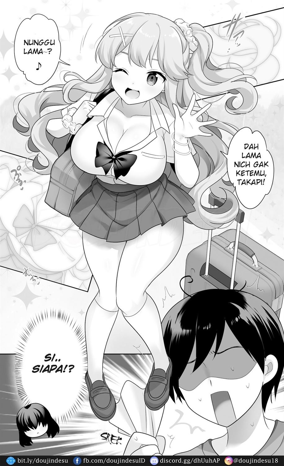 Jimi de Otonashii Osananajimi ga Tokai e Tenkou Shite Muchi Ero Gal ni Natte Kaette Kita: Chapter chapter-1 - Page 3
