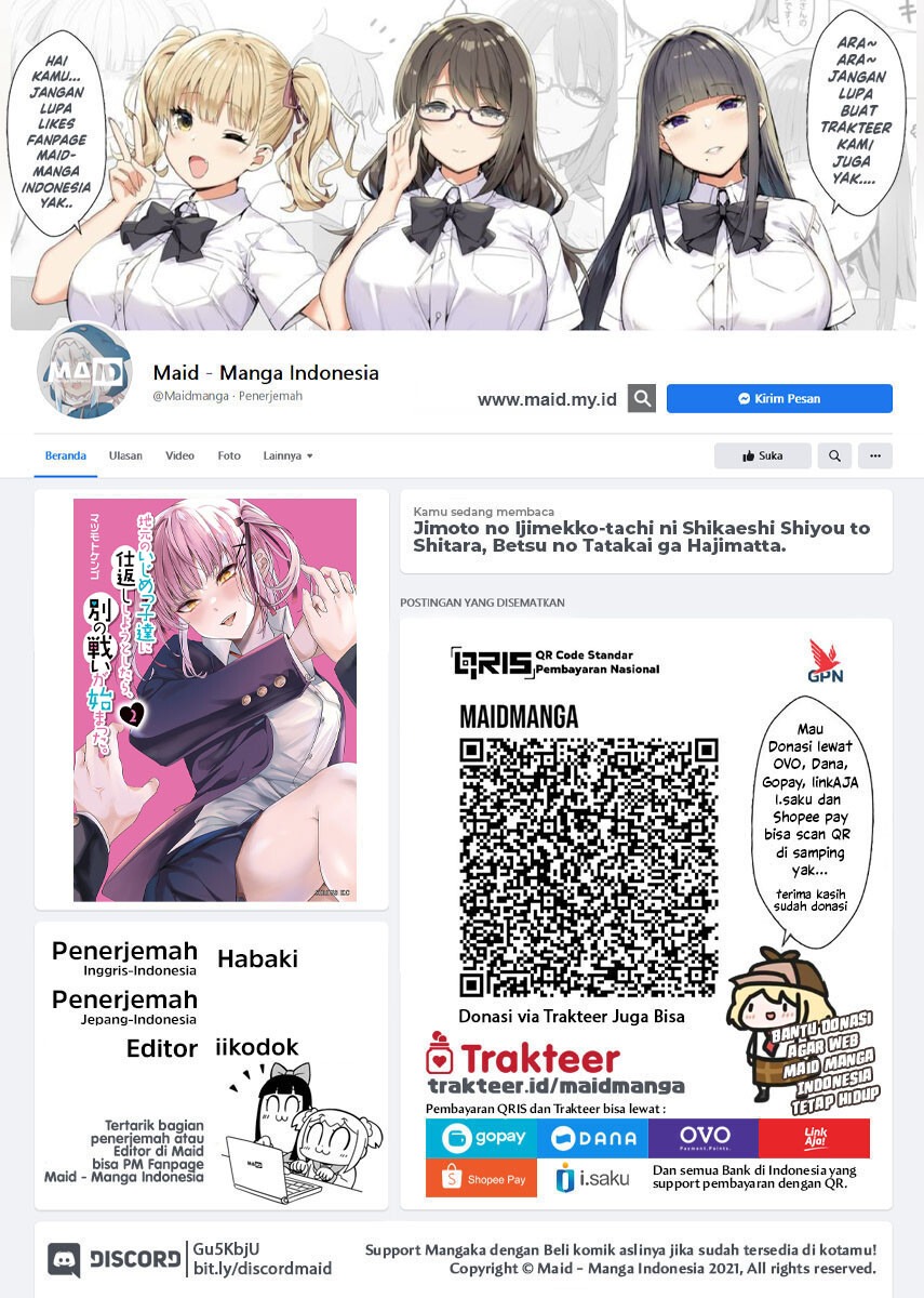 Jimoto no Ijimekko-tachi ni Shikaeshi Shiyou to Shitara, Betsu no Tatakai ga Hajimatta: Chapter chapter-15.1 - Page 1