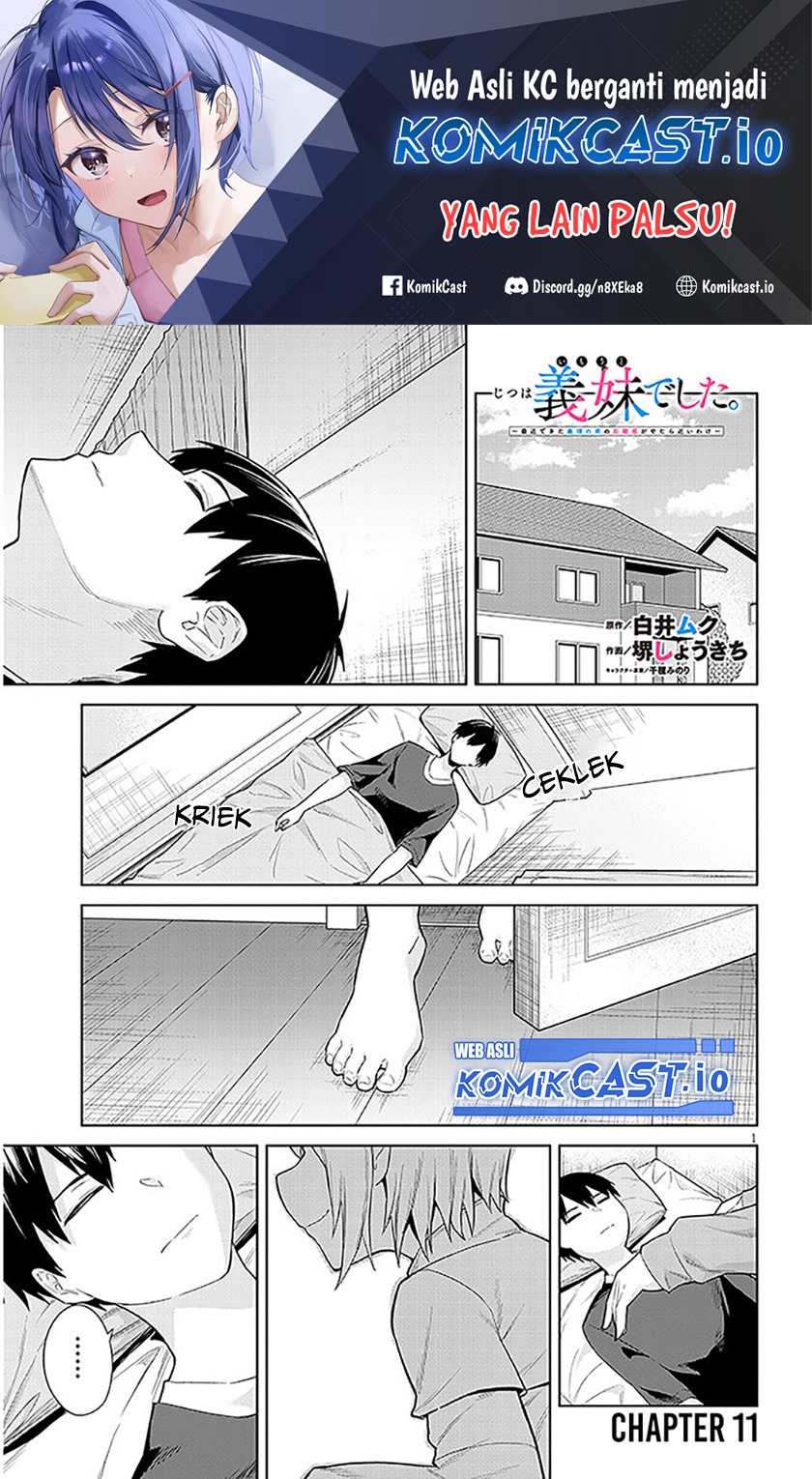Jitsu wa Gimai (Imouto) deshita. ~Saikin de Kitagiri no Otouto no Kyorikan ga Yatara Chikaiwake~: Chapter chapter-11 - Page 2