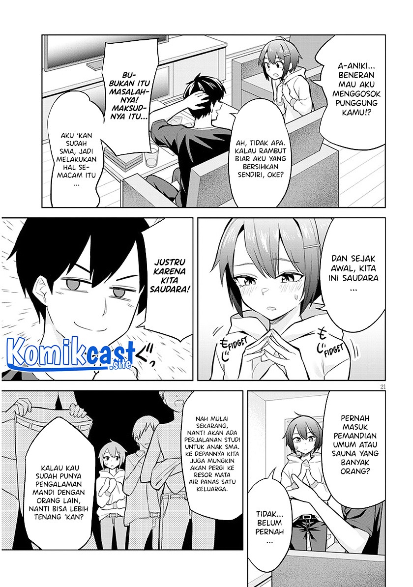 Jitsu wa Gimai (Imouto) deshita. ~Saikin de Kitagiri no Otouto no Kyorikan ga Yatara Chikaiwake~: Chapter chapter-4 - Page 22