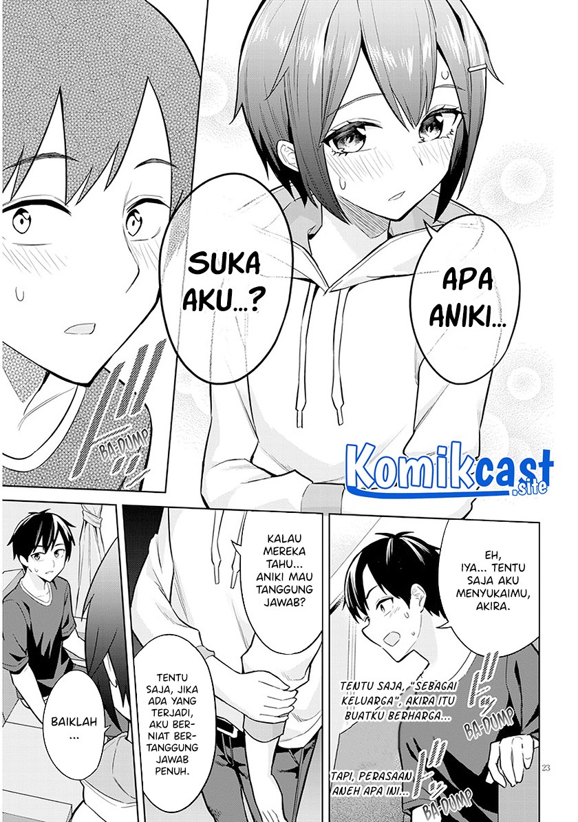 Jitsu wa Gimai (Imouto) deshita. ~Saikin de Kitagiri no Otouto no Kyorikan ga Yatara Chikaiwake~: Chapter chapter-4 - Page 24