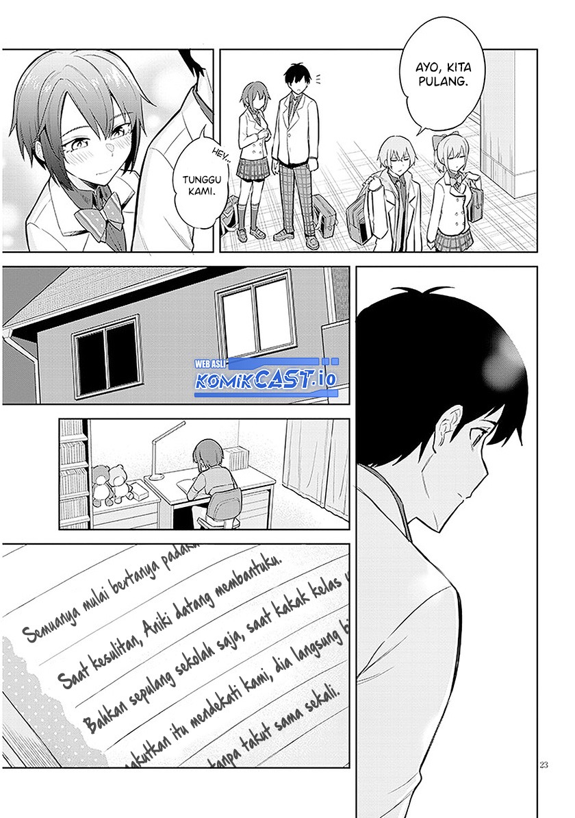 Jitsu wa Gimai (Imouto) deshita. ~Saikin de Kitagiri no Otouto no Kyorikan ga Yatara Chikaiwake~: Chapter chapter-7 - Page 24