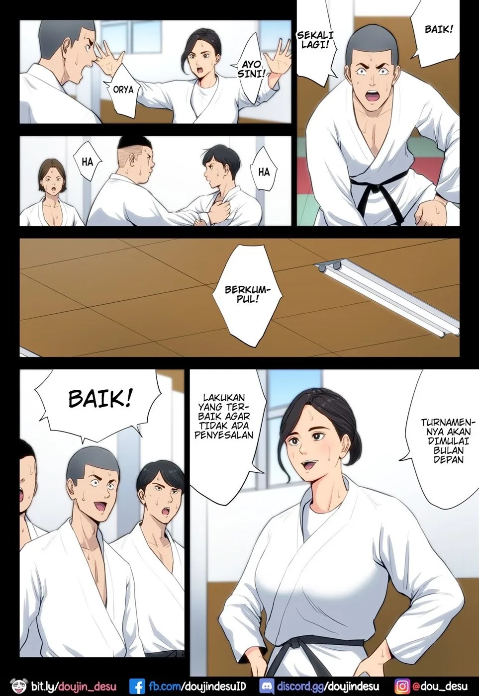 Juudoubu Komon no Onna Kyoushi ga Tsumihoroboshi no Tame ni Buin-tachi ni Mawasareru Hanashi.: Chapter chapter-1 - Page 5