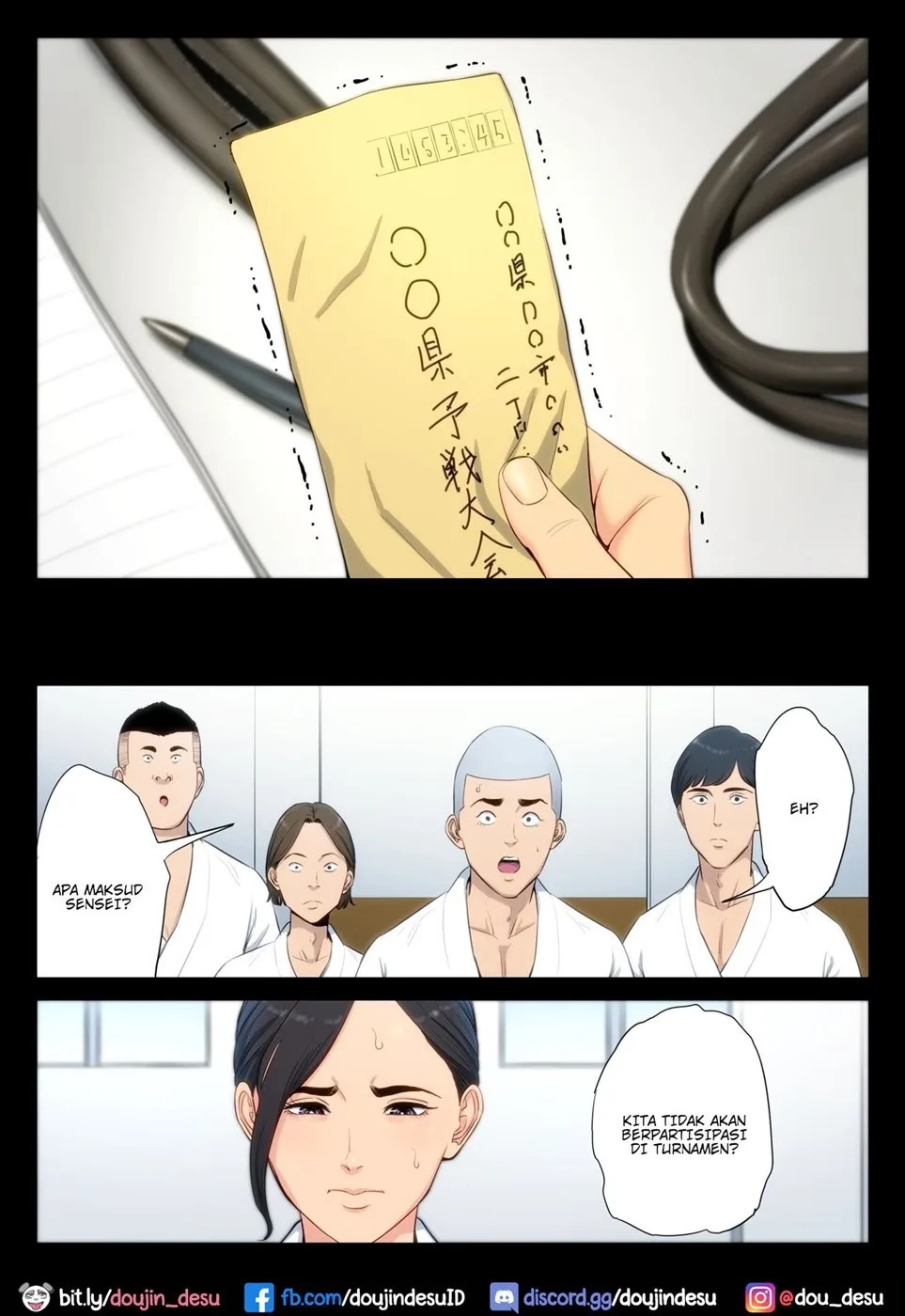 Juudoubu Komon no Onna Kyoushi ga Tsumihoroboshi no Tame ni Buin-tachi ni Mawasareru Hanashi.: Chapter chapter-1 - Page 13