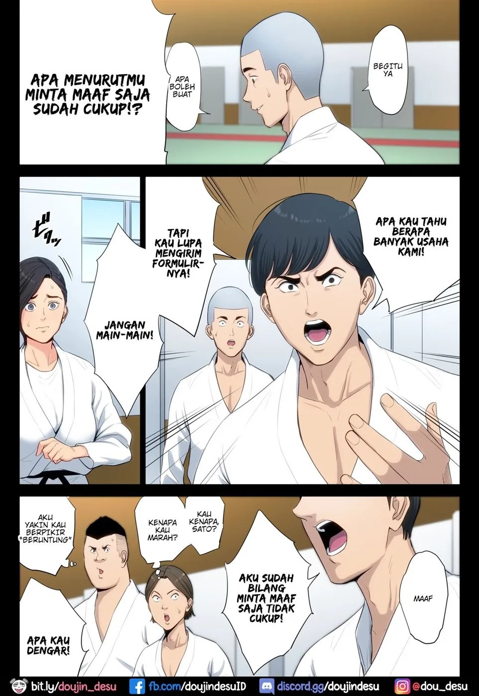 Juudoubu Komon no Onna Kyoushi ga Tsumihoroboshi no Tame ni Buin-tachi ni Mawasareru Hanashi.: Chapter chapter-1 - Page 17