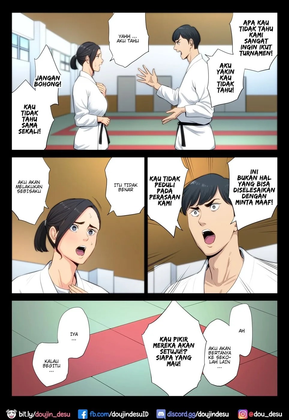 Juudoubu Komon no Onna Kyoushi ga Tsumihoroboshi no Tame ni Buin-tachi ni Mawasareru Hanashi.: Chapter chapter-1 - Page 18