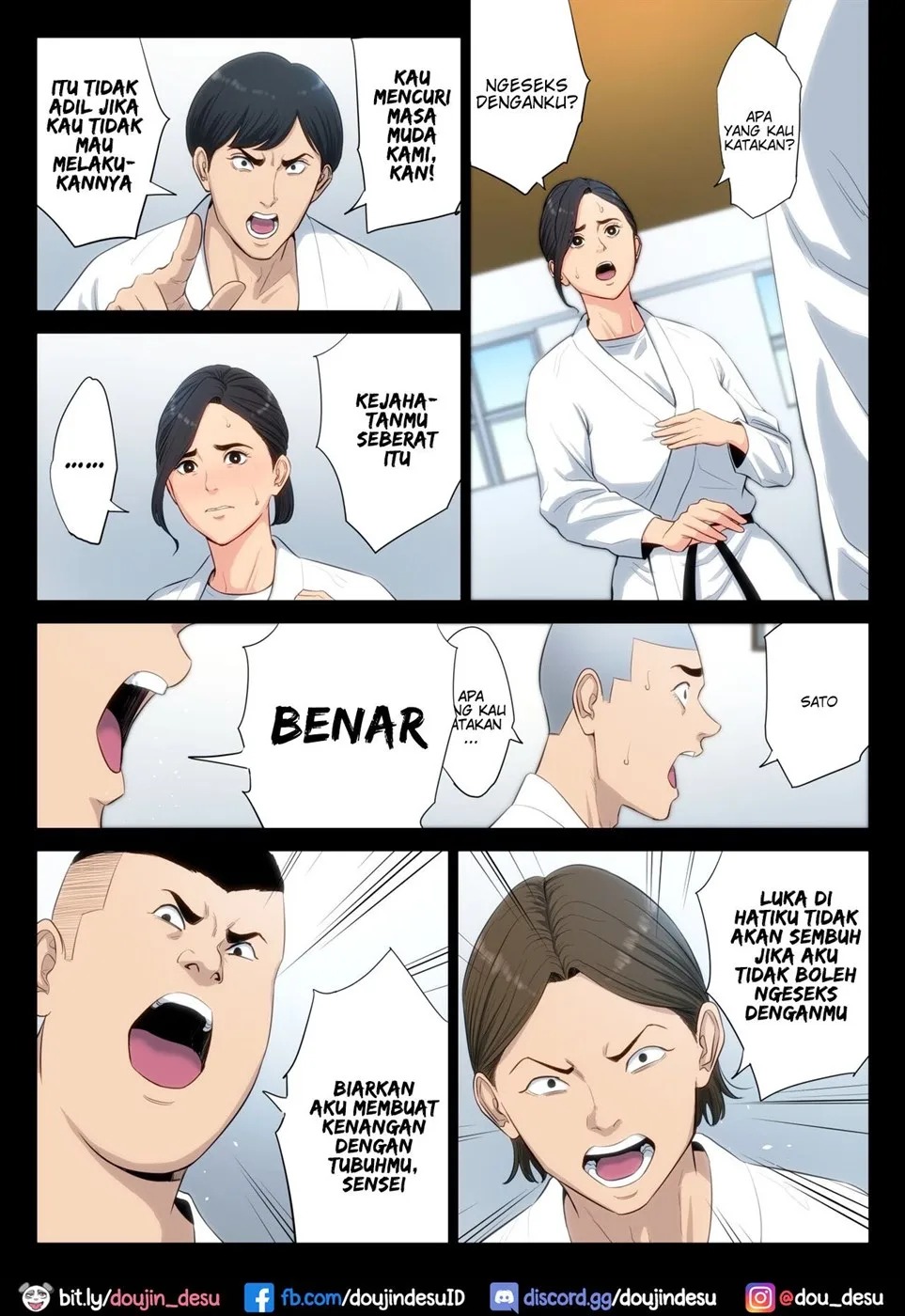 Juudoubu Komon no Onna Kyoushi ga Tsumihoroboshi no Tame ni Buin-tachi ni Mawasareru Hanashi.: Chapter chapter-1 - Page 20