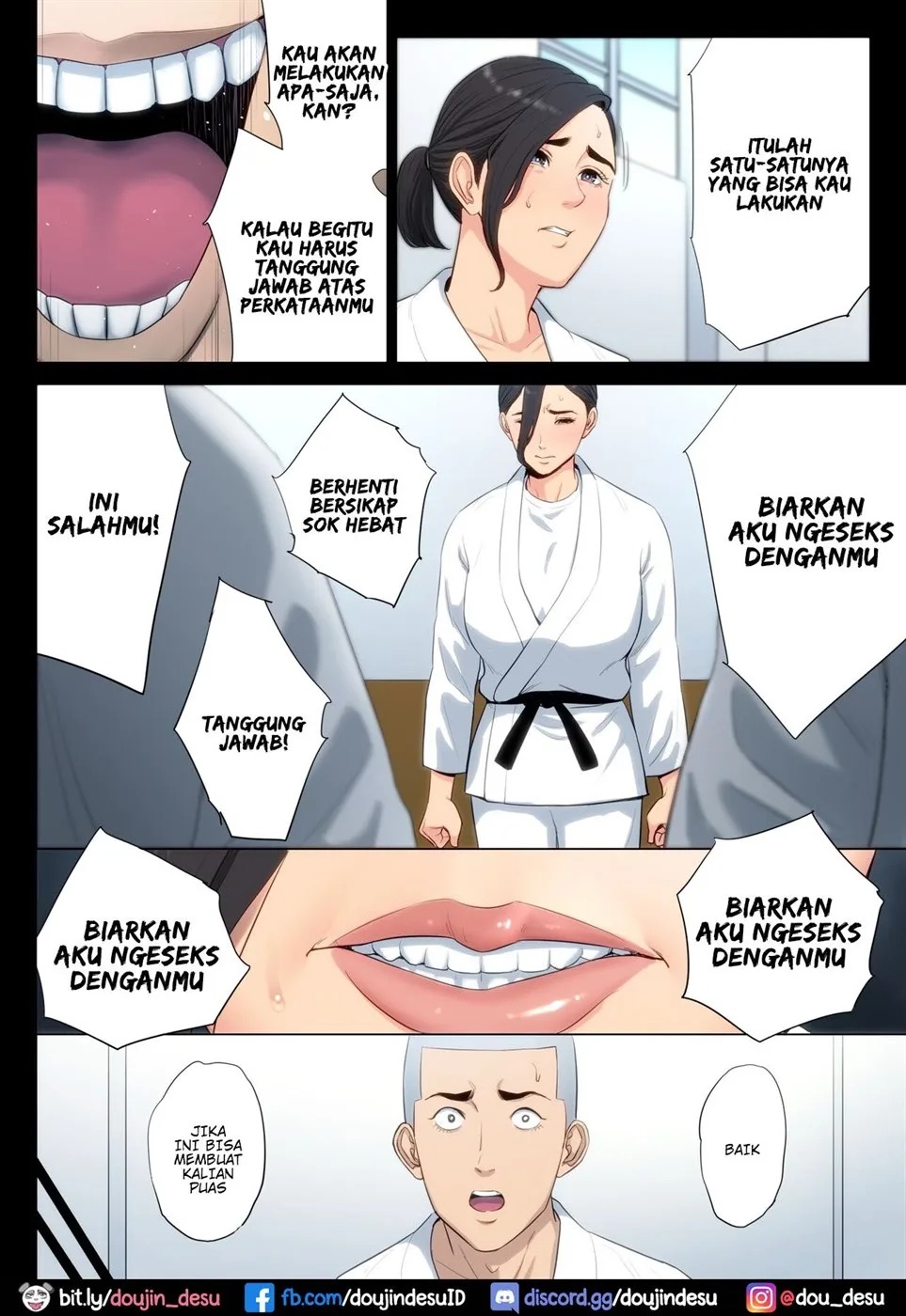 Juudoubu Komon no Onna Kyoushi ga Tsumihoroboshi no Tame ni Buin-tachi ni Mawasareru Hanashi.: Chapter chapter-1 - Page 21