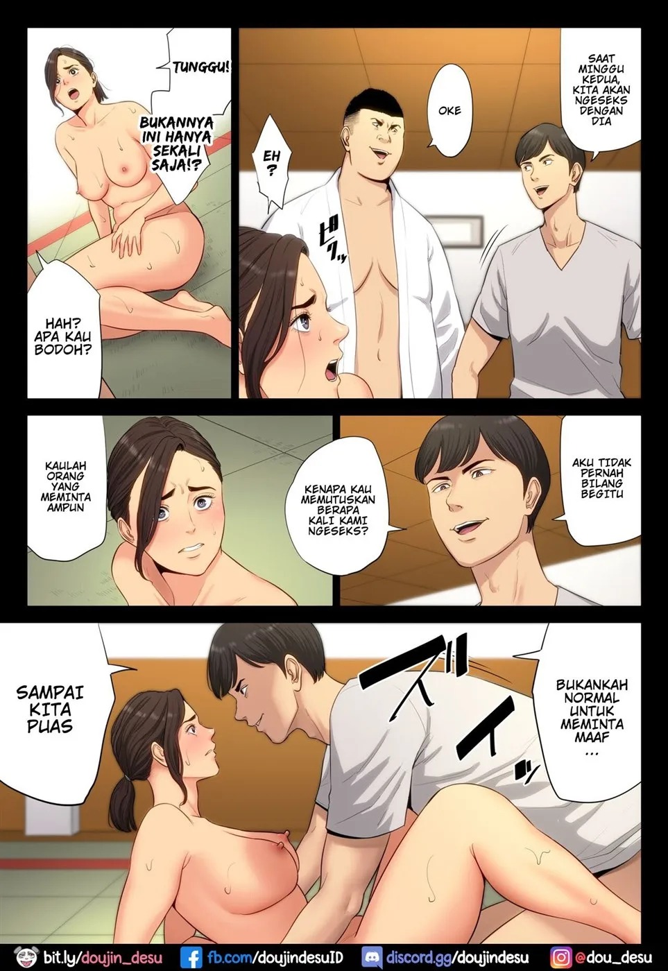 Juudoubu Komon no Onna Kyoushi ga Tsumihoroboshi no Tame ni Buin-tachi ni Mawasareru Hanashi.: Chapter chapter-1 - Page 41