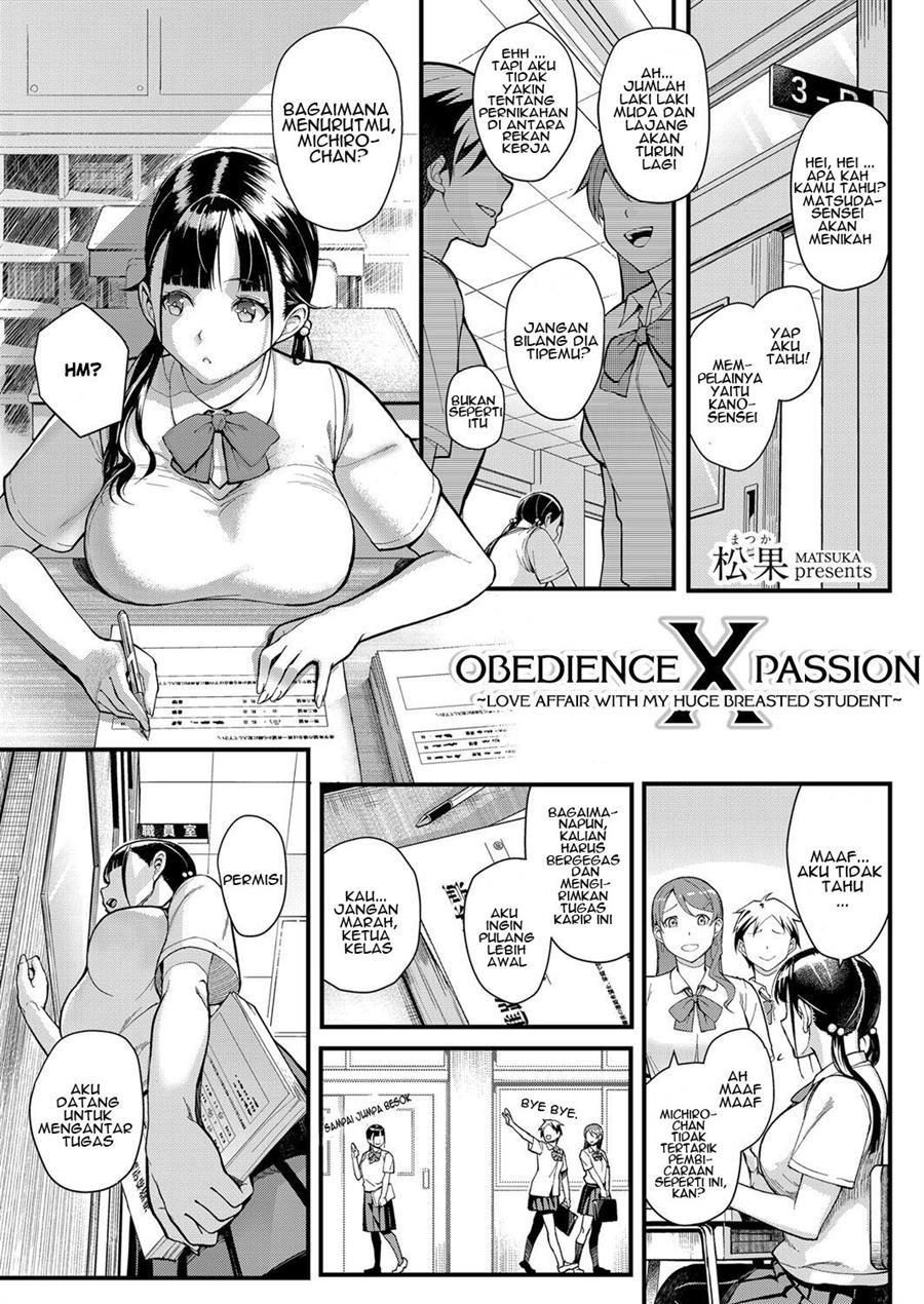 Juujun x Yokujou ~Furin Aite wa Jibun no Kyonyuu Seito~: Chapter chapter-1 - Page 3