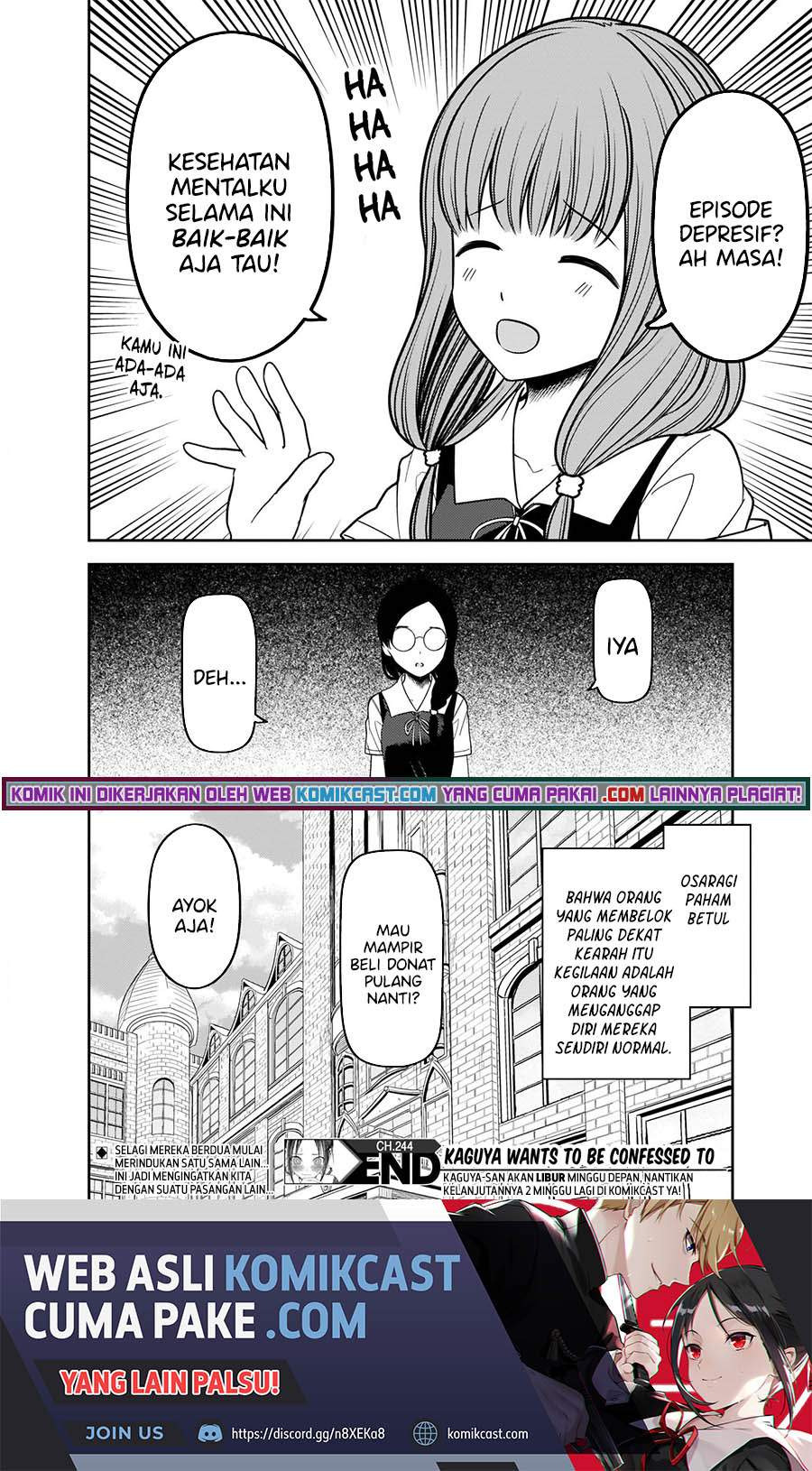 Kaguya-sama wa Kokurasetai – Tensai-tachi no Renai Zunousen: Chapter chapter-244 - Page 19