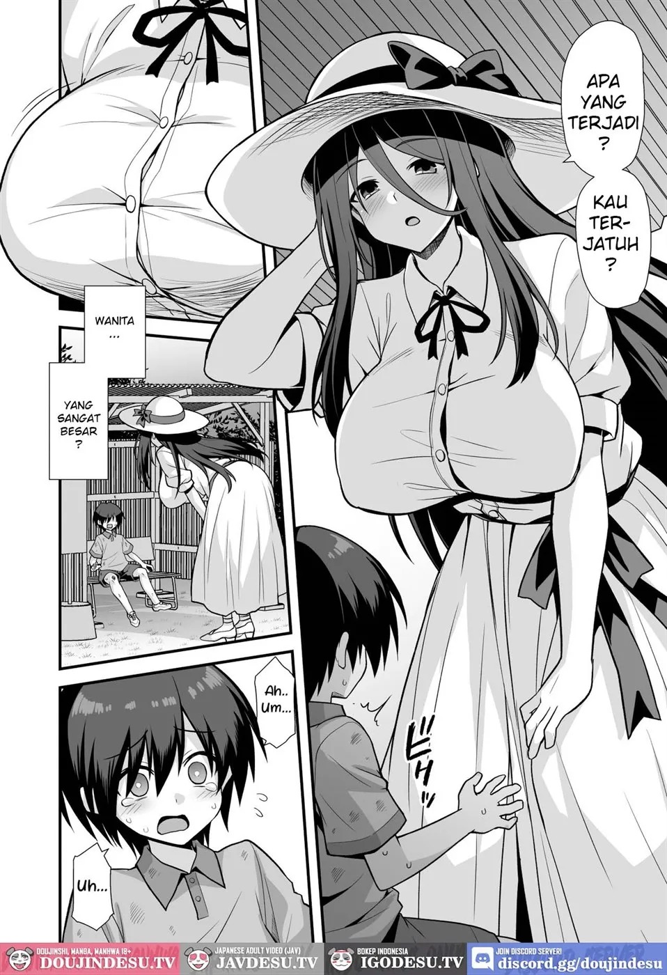 Kaidan Toshi Densetsu Inaka de Ooki na Oneesan Ie ni Sasowaretara Maiban Rankou Ecchi shiteiru Ie Datta: Chapter chapter-1 - Page 3