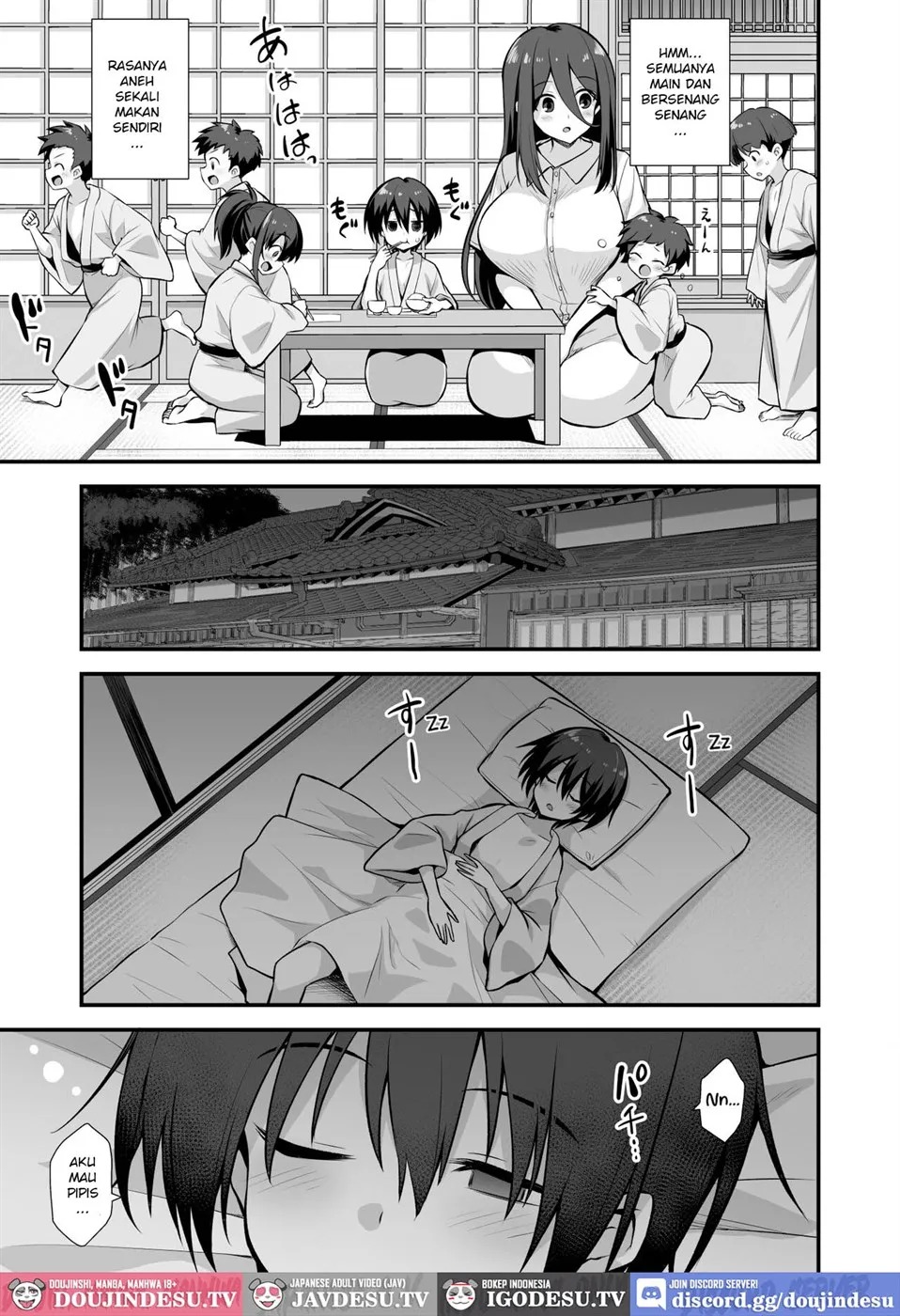 Kaidan Toshi Densetsu Inaka de Ooki na Oneesan Ie ni Sasowaretara Maiban Rankou Ecchi shiteiru Ie Datta: Chapter chapter-1 - Page 14