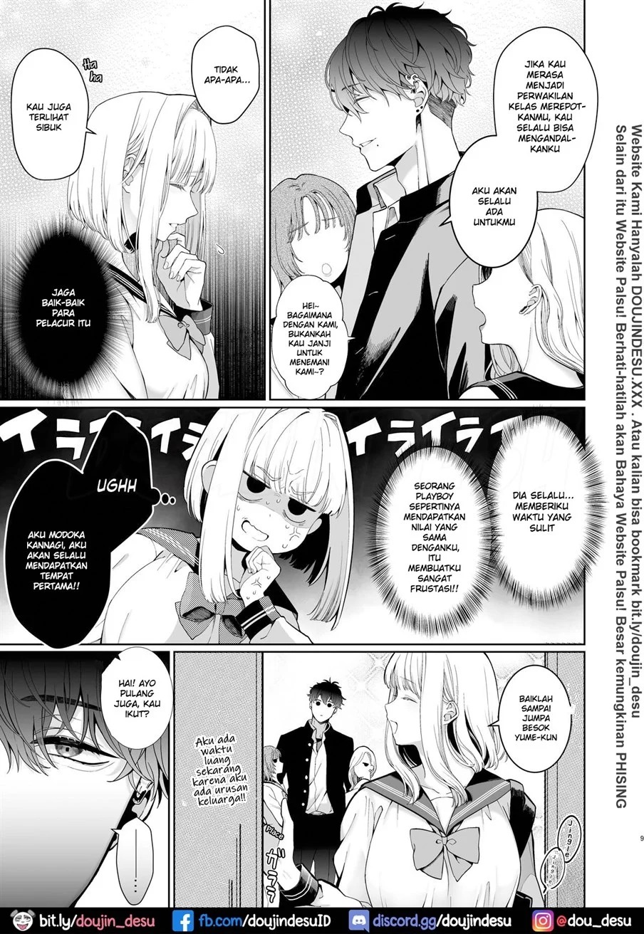 Kannagi Ochiru -Youbarai JK x Doukyuusei Inma no Mesu Ochi Keiyaku-: Chapter chapter-1 - Page 10