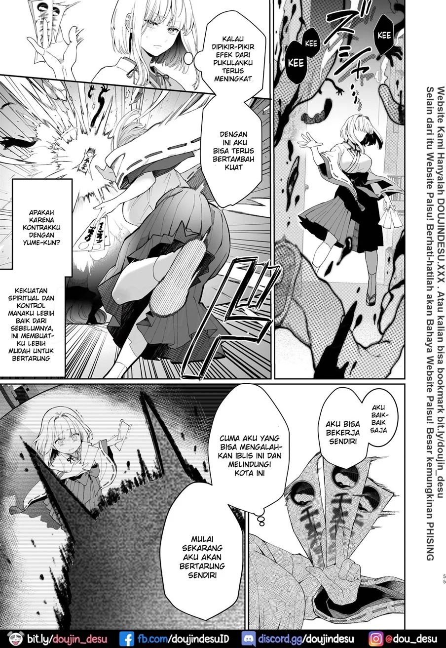 Kannagi Ochiru -Youbarai JK x Doukyuusei Inma no Mesu Ochi Keiyaku-: Chapter chapter-1 - Page 56