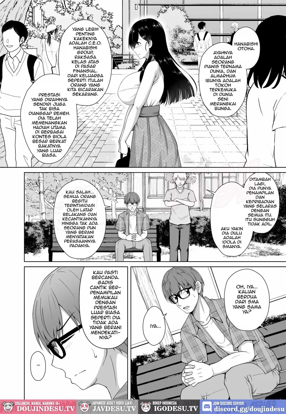 Kanojo ga Kami o Someta Wake ~Kataomoi no Seiso Kurokami Ojou-sama ga Boku no Shiranai Tokoro de Otoko no Aji o Oboeru Hanashi~: Chapter chapter-1 - Page 4