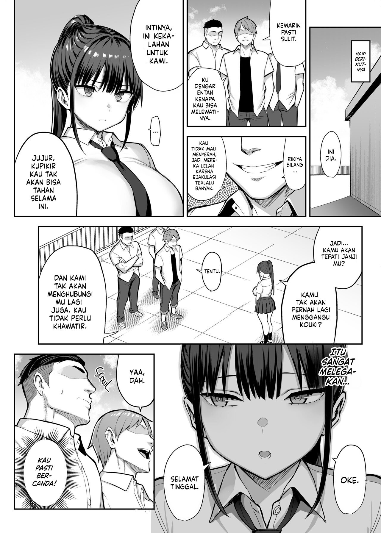 Kanojo wa Watashi o Ijime Kara Mamoru Tame ni mi o Urimashita: Chapter chapter-3 - Page 54