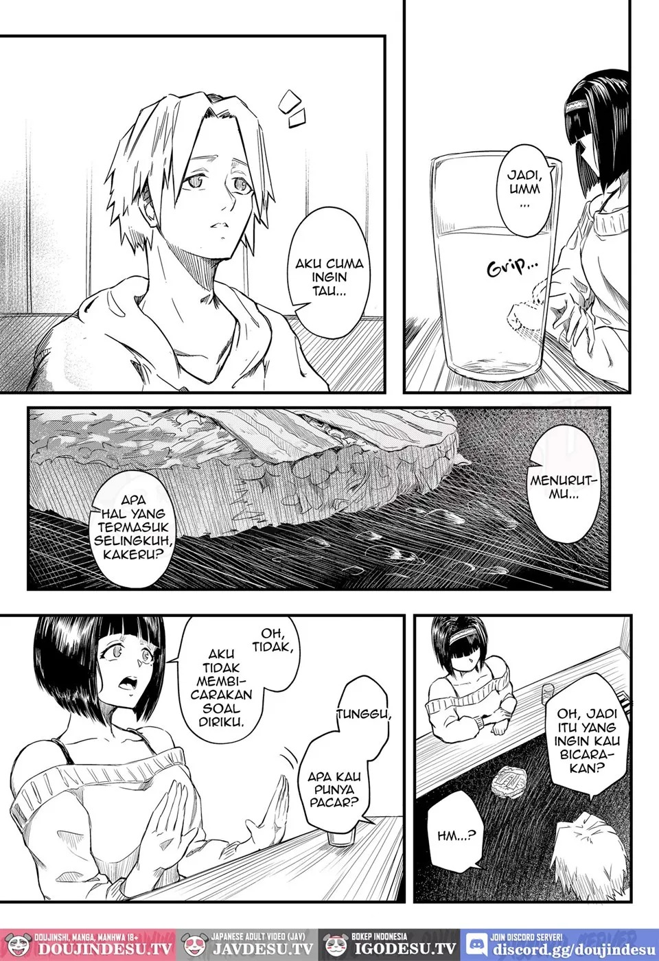 Kanojoda to Omotte Itara Tada no Sefure de Shita: Chapter chapter-1 - Page 58
