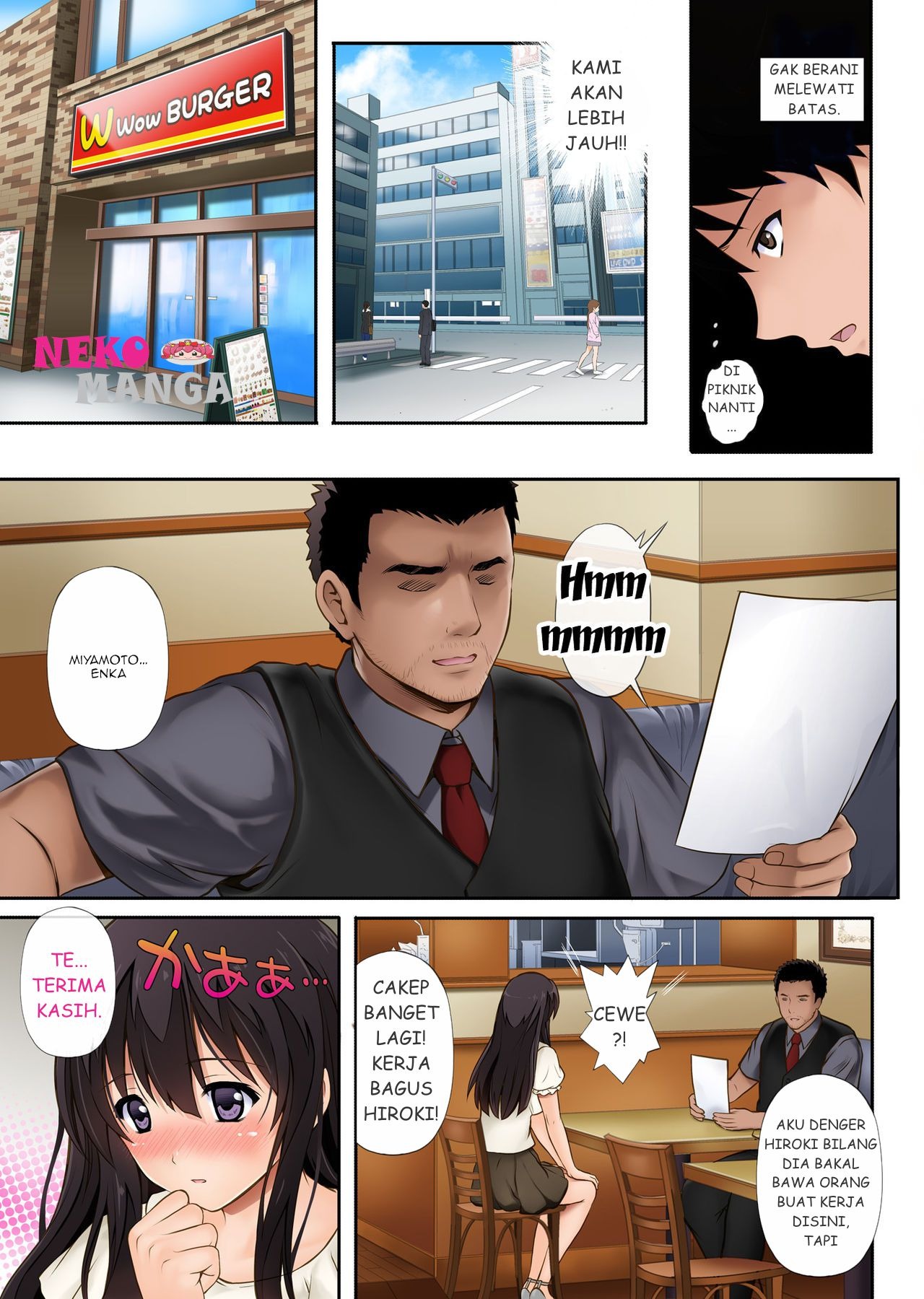 Kare to Watashi to Tenchou no Shinya Kinmu: Chapter chapter-1 - Page 8